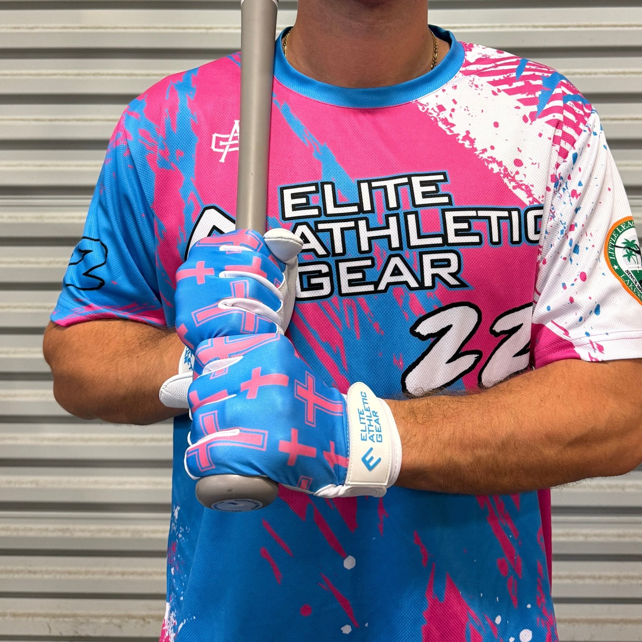 Cotton Candy Cross Batting Gloves - Maximum Velocity Sports