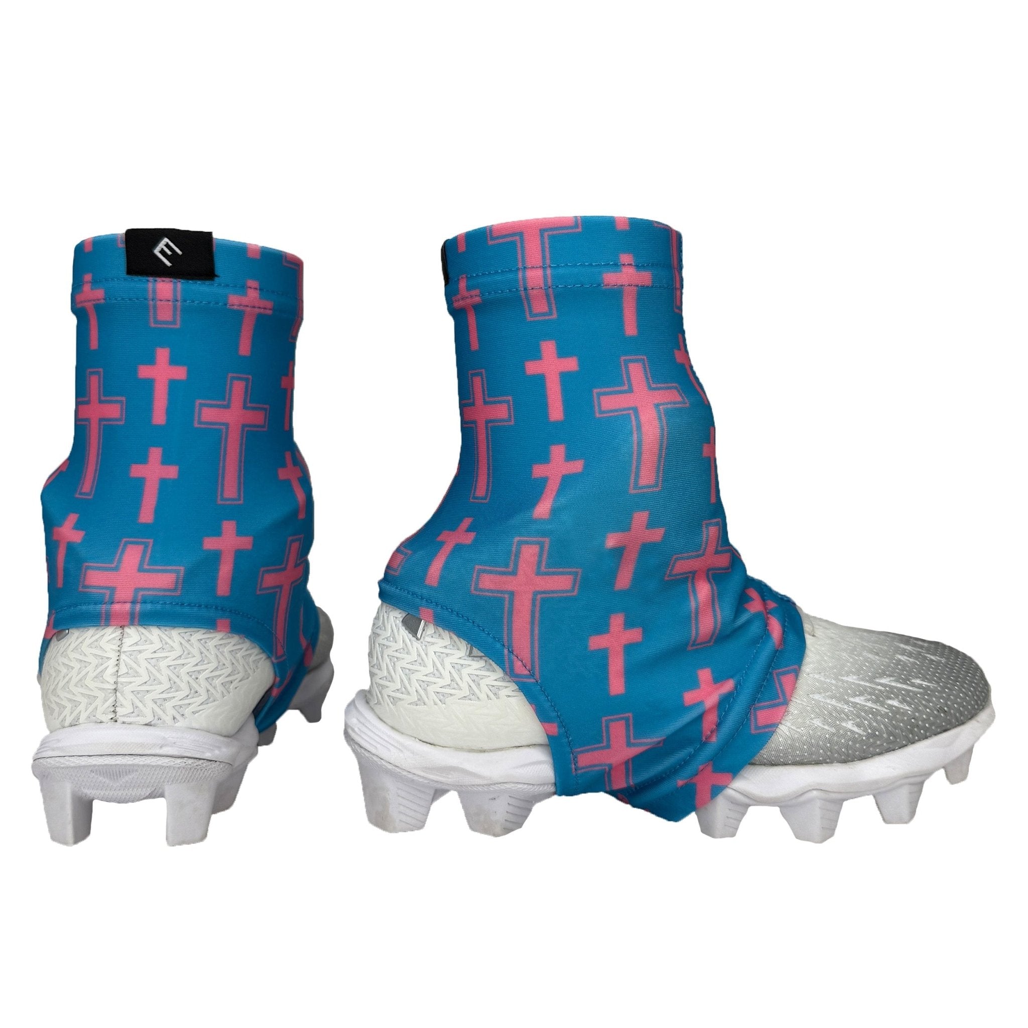 Cotton Candy Cross Cleat Covers (Spats) - Maximum Velocity Sports