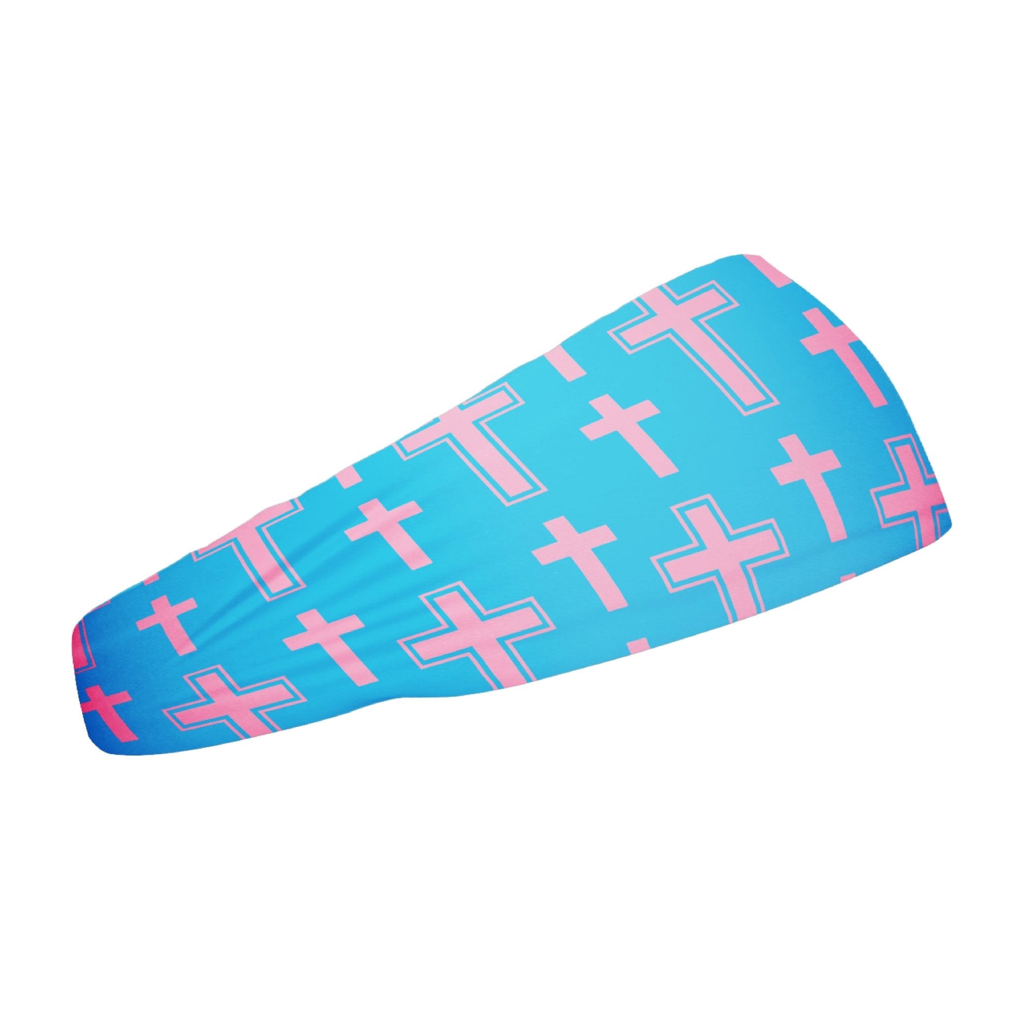 Cotton Candy Cross Headband - Maximum Velocity Sports