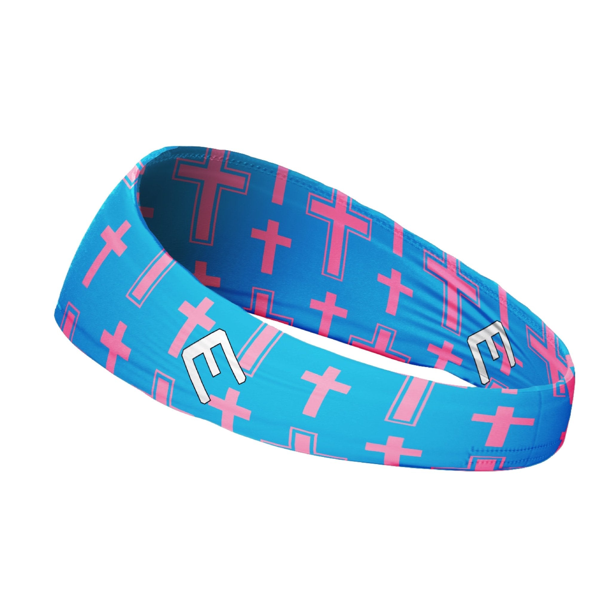 Cotton Candy Cross Headband - Maximum Velocity Sports