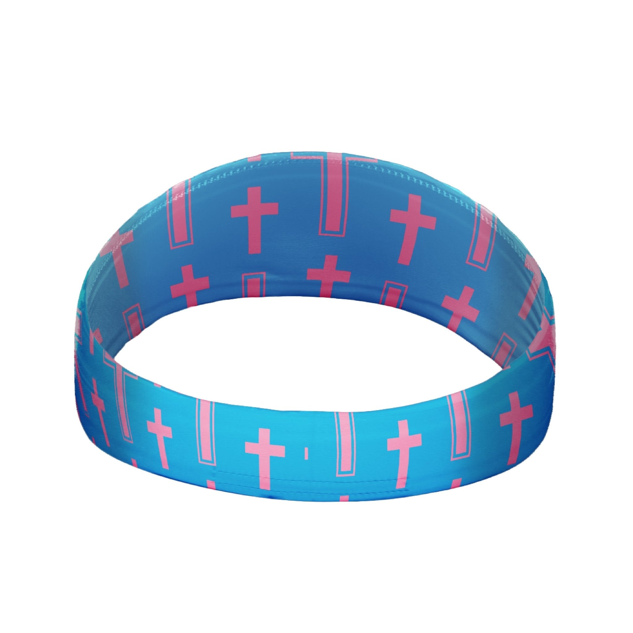 Cotton Candy Cross Headband - Maximum Velocity Sports