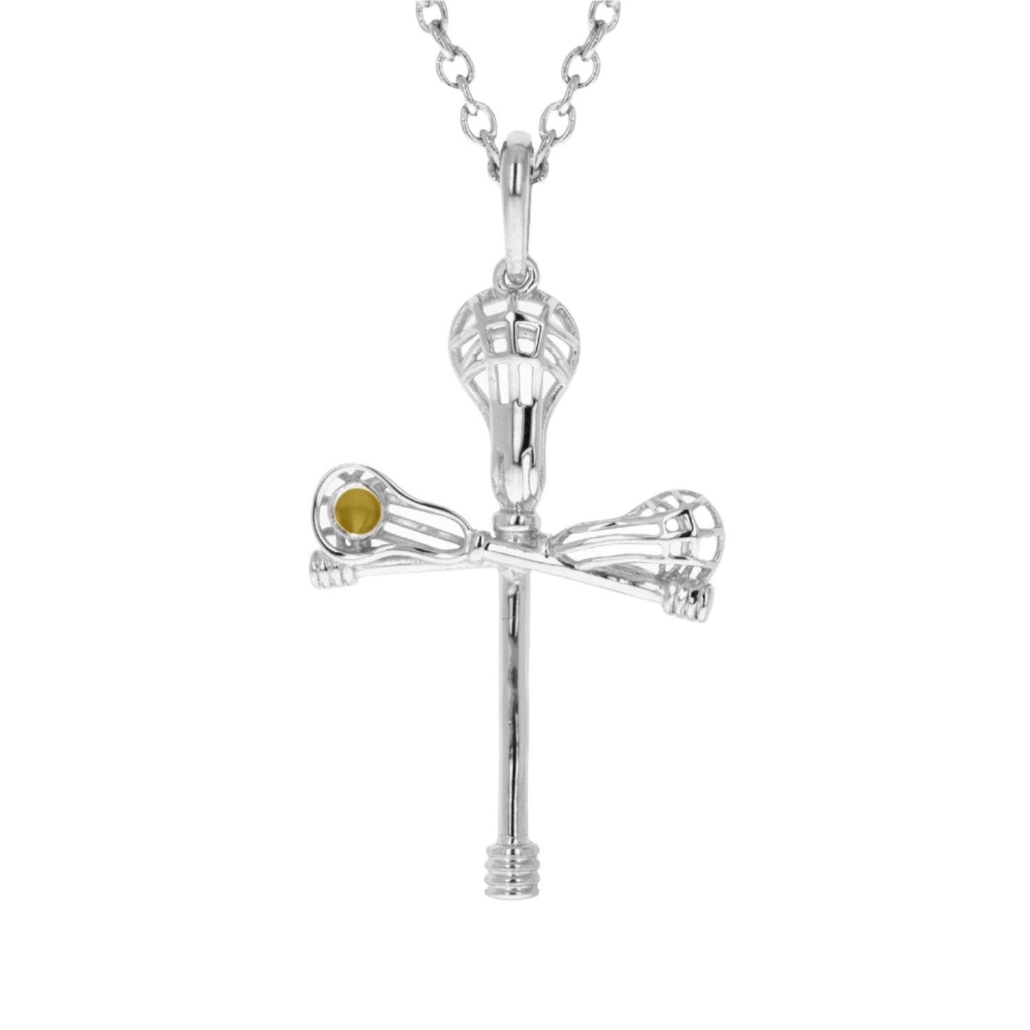 Cross Check Lacrosse Necklace (Youth) - Maximum Velocity Sports