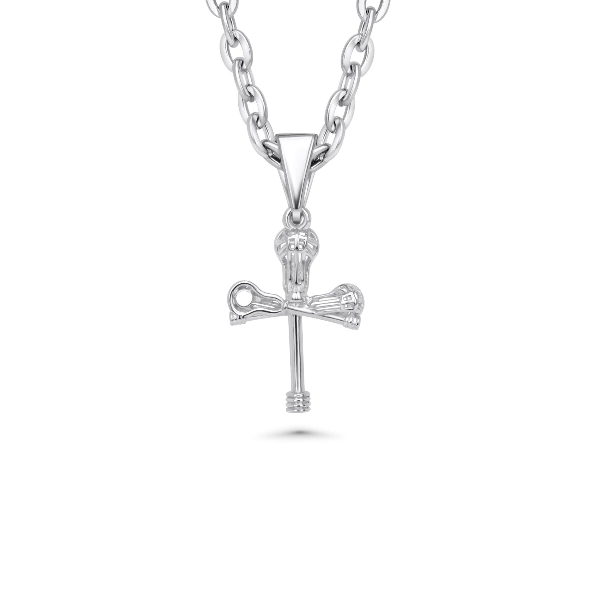 Cross Check Lacrosse Necklace (Youth) - Maximum Velocity Sports