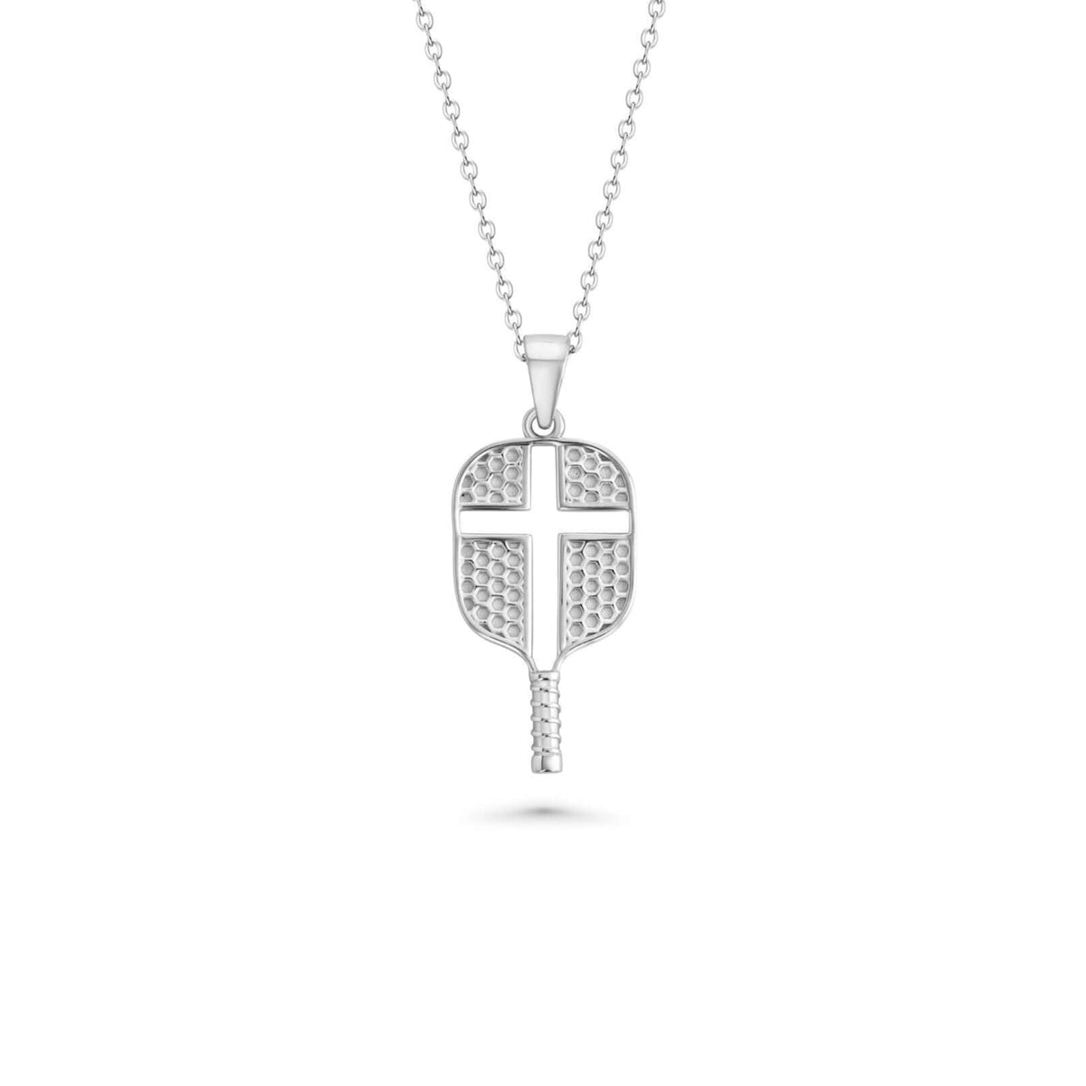 Cross Cutout Pickleball Necklace - Maximum Velocity Sports
