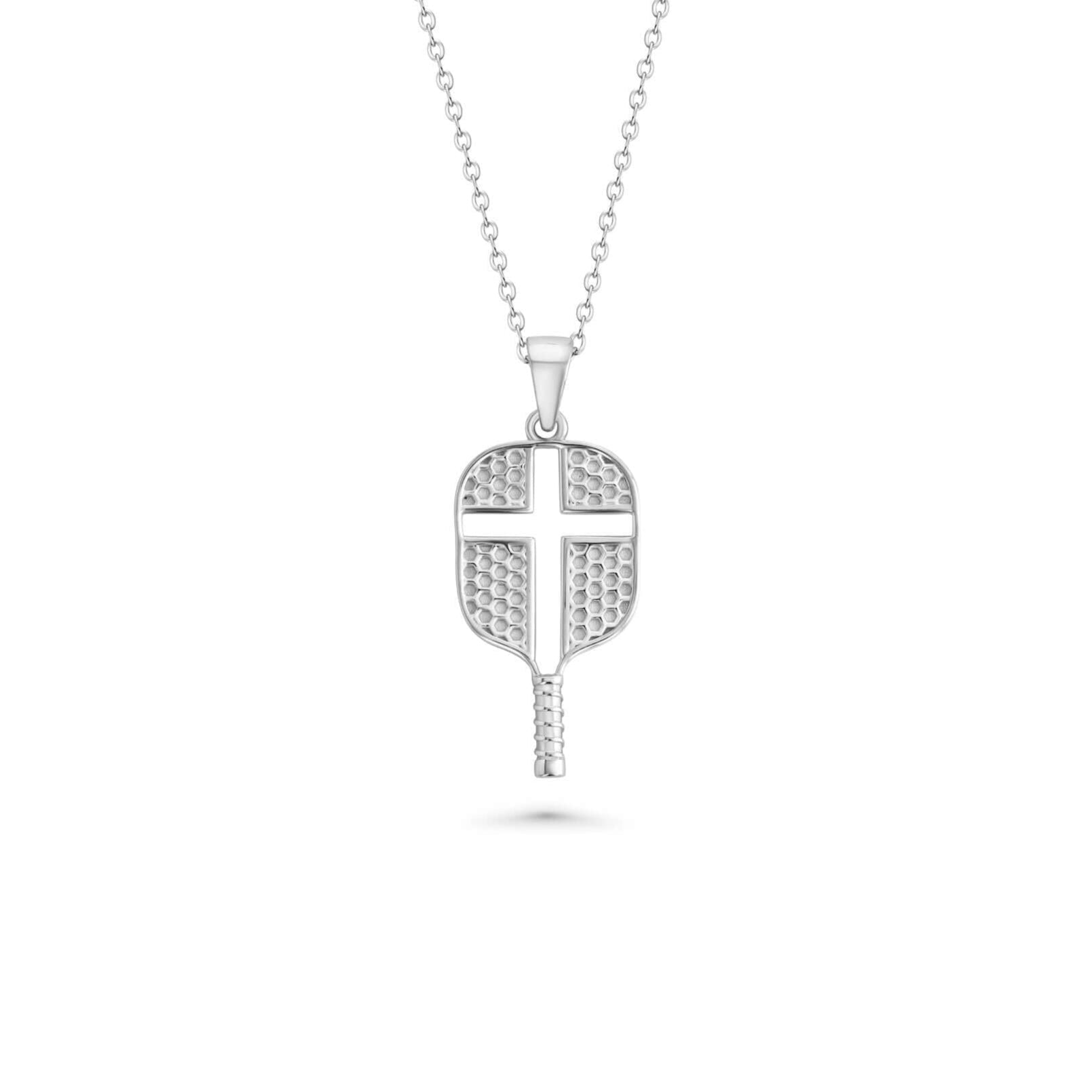 Cross Cutout Pickleball Necklace - Maximum Velocity Sports