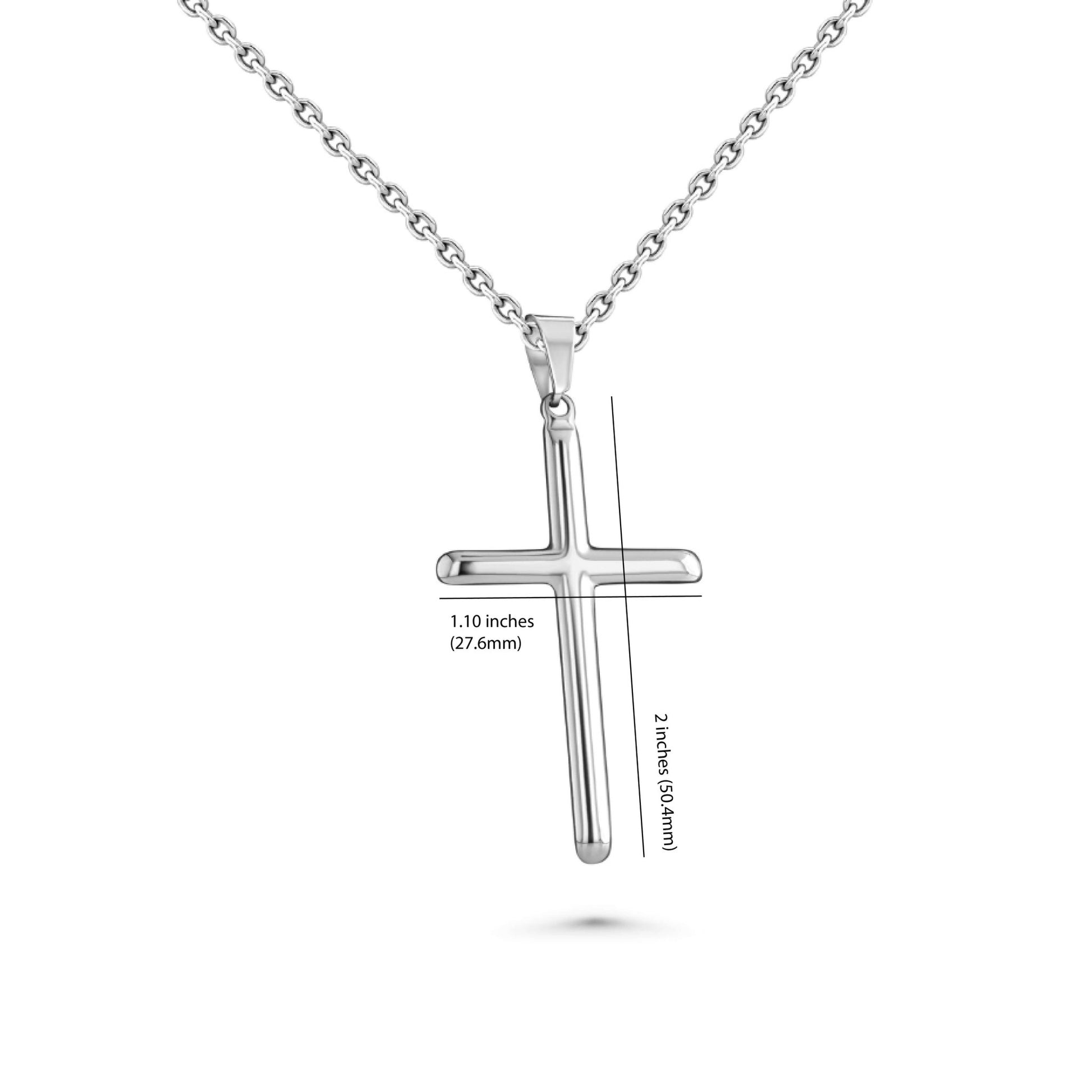 Cross Necklace w/ Chain - Maximum Velocity Sports