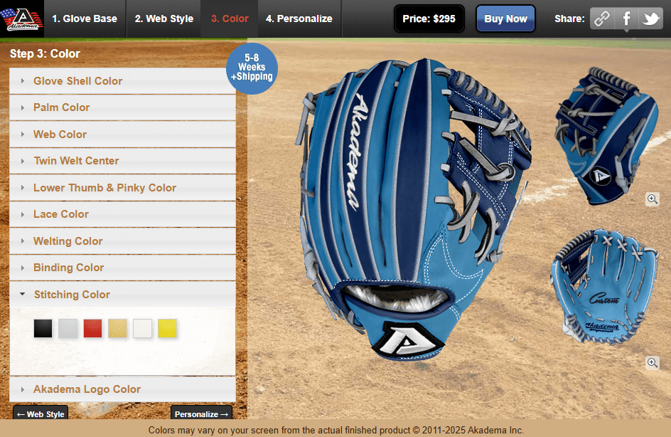 Custom Mitt - Prodigy - Maximum Velocity Sports
