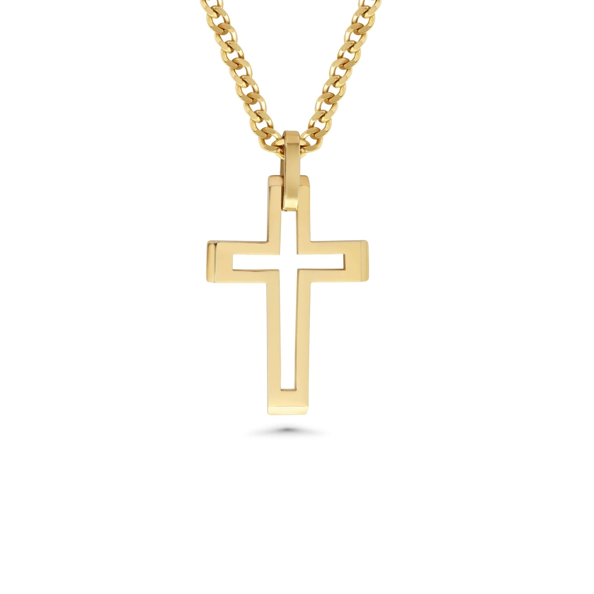 Cut Out Cross Necklace - Maximum Velocity Sports