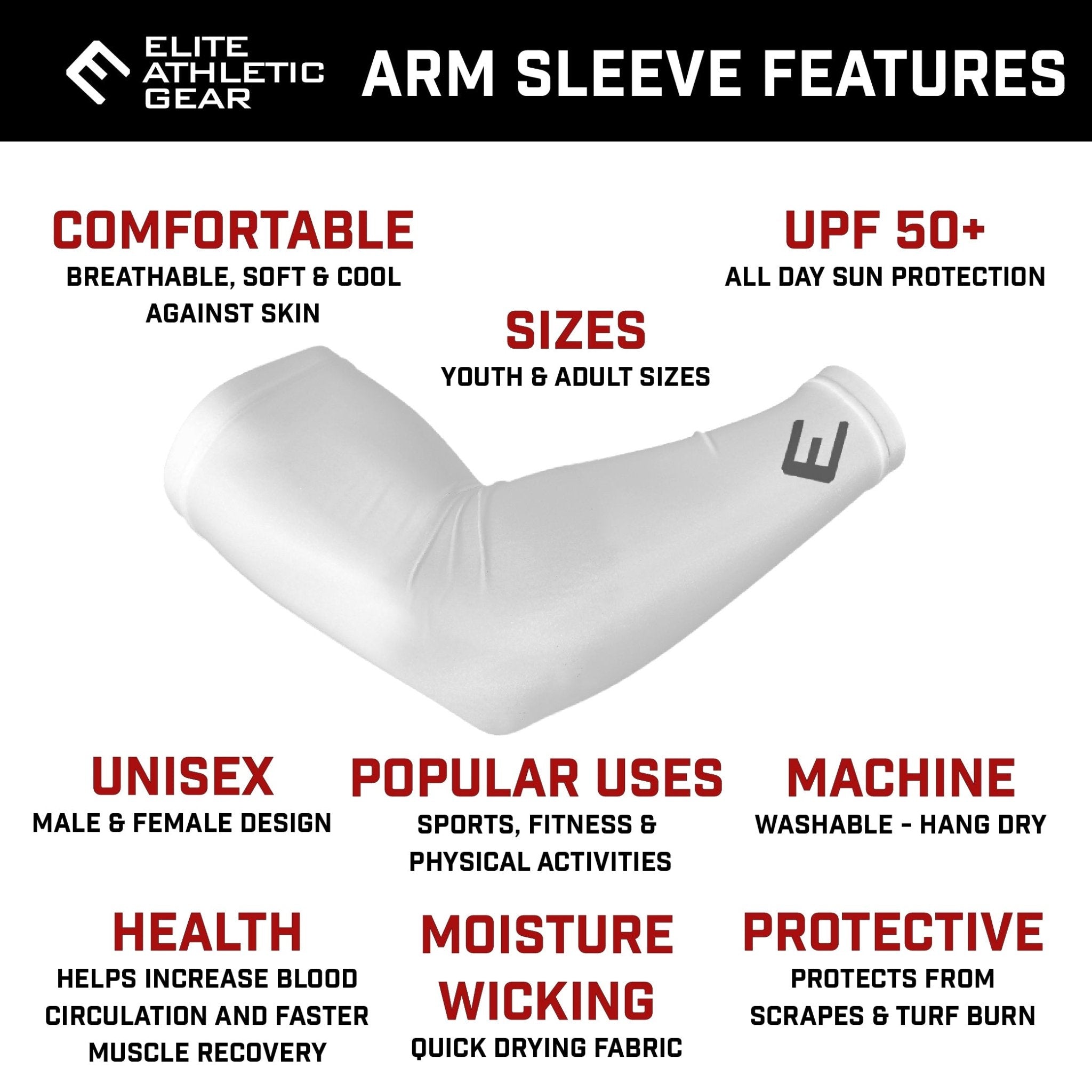 Dark Motivational Arm Sleeve - Maximum Velocity Sports