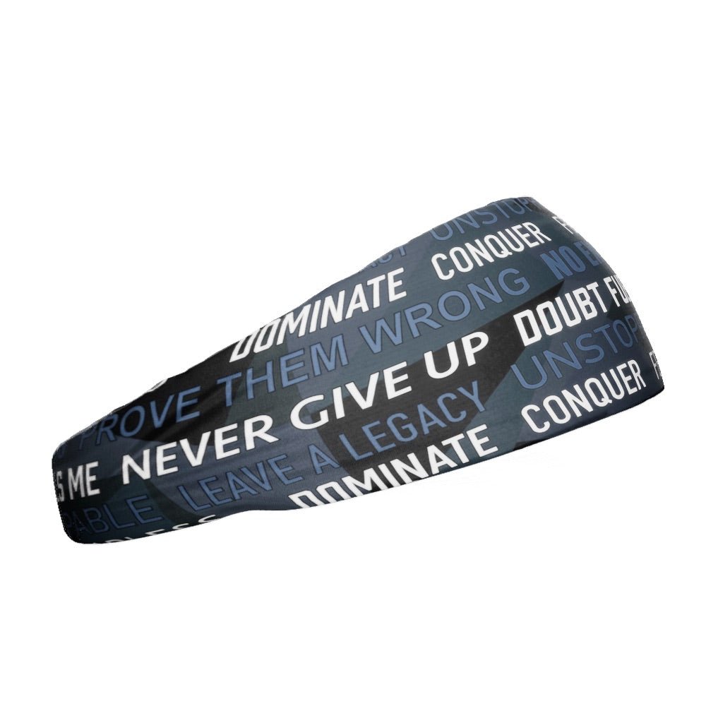 Dark Motivational Headband - Maximum Velocity Sports