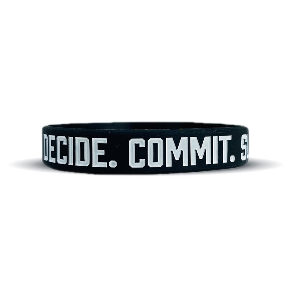 DECIDE. COMMIT. SUCCEED. Wristband - Maximum Velocity Sports