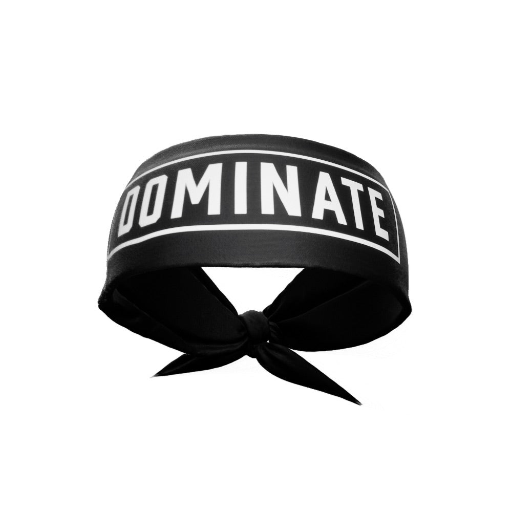 DOMINATE Tie Headband - Maximum Velocity Sports