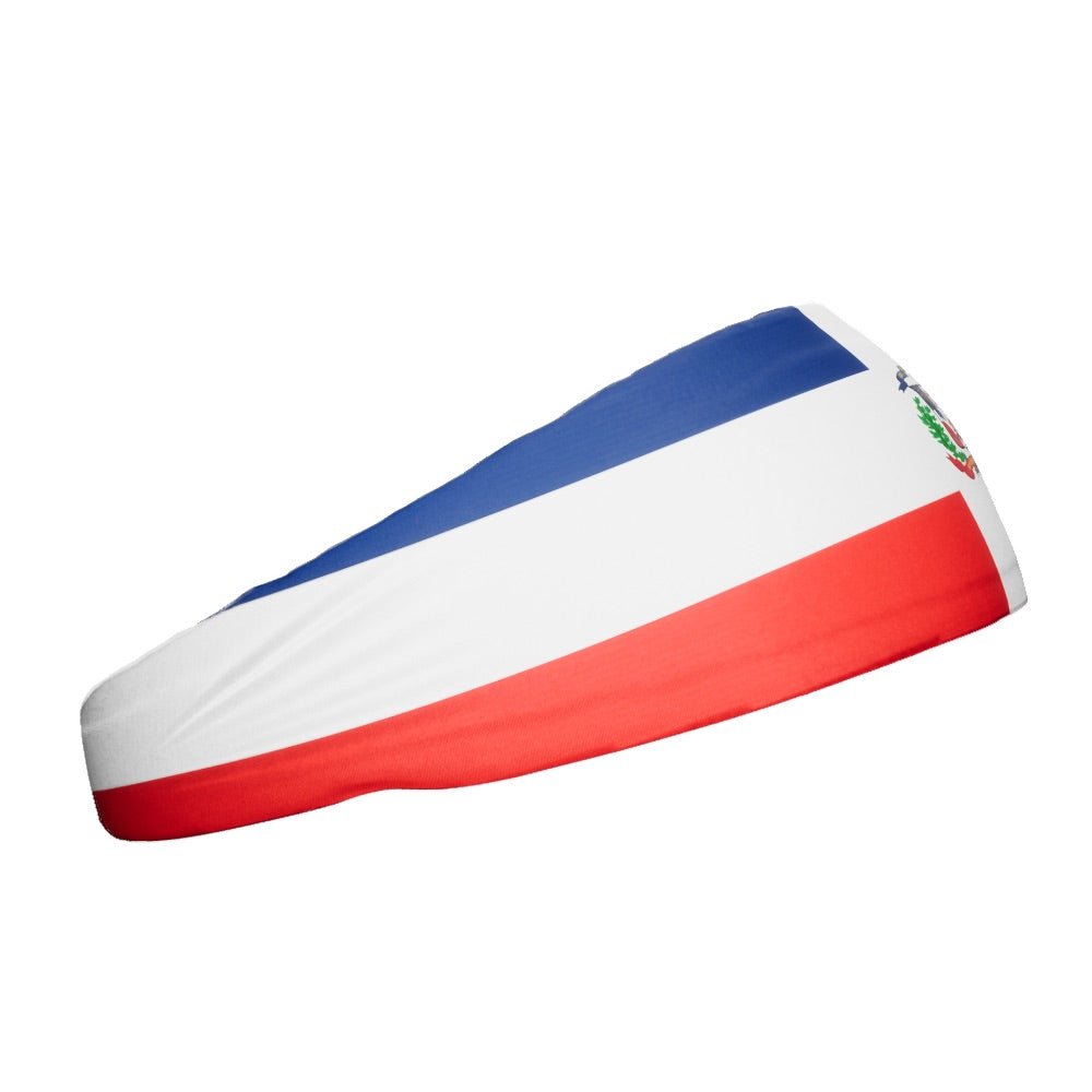 Dominican Republic Flag Headband - Maximum Velocity Sports