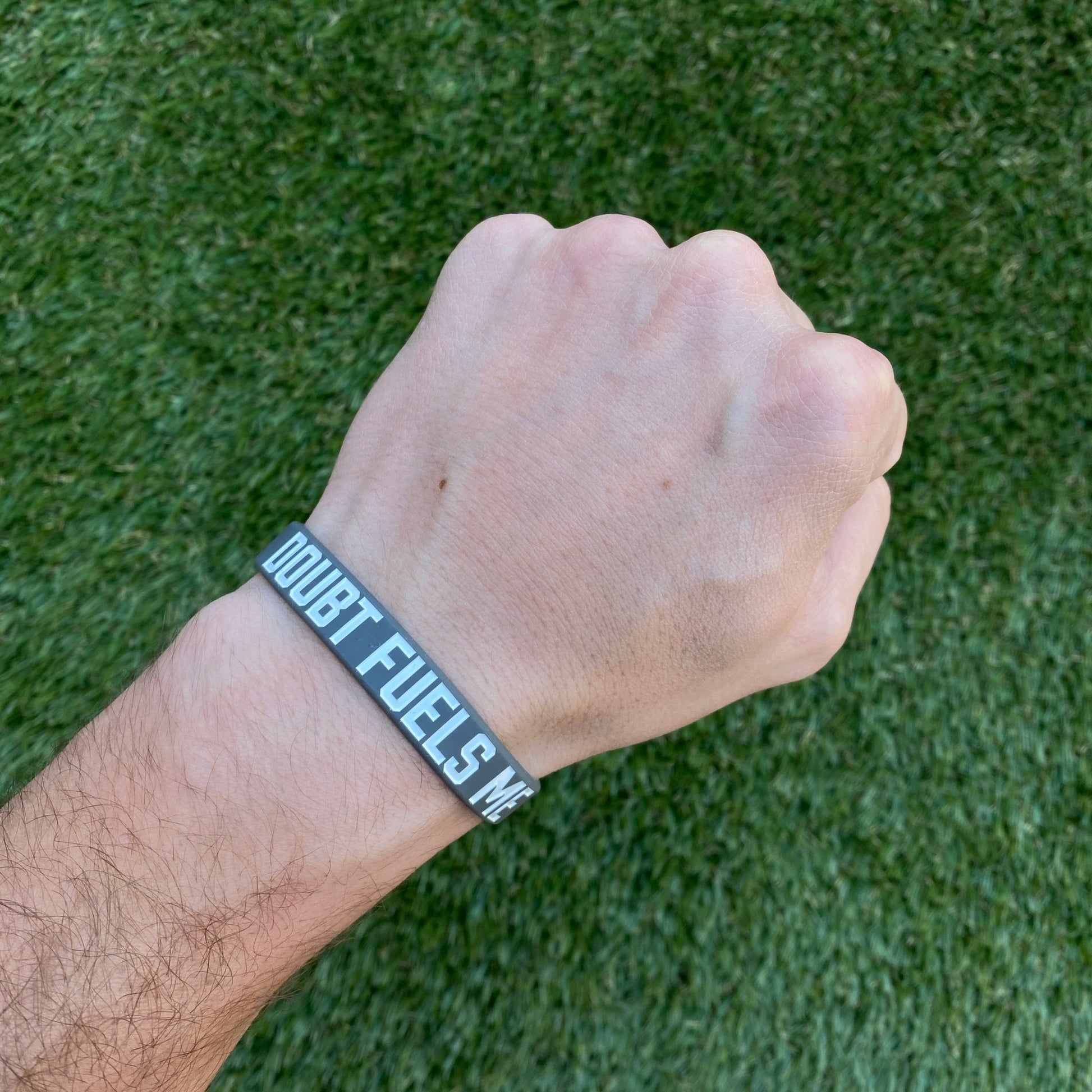 DOUBT FUELS ME Wristband - Maximum Velocity Sports