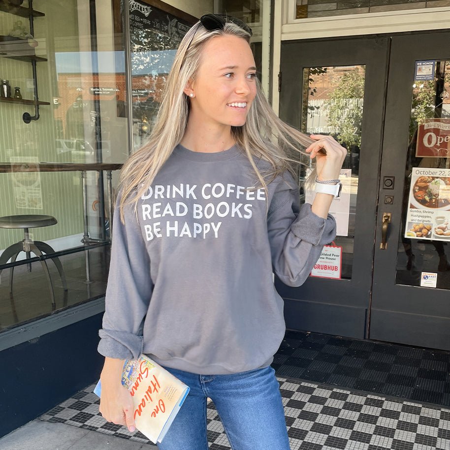 Drink Coffee Read Books Be Happy - Maximum Velocity Sports
