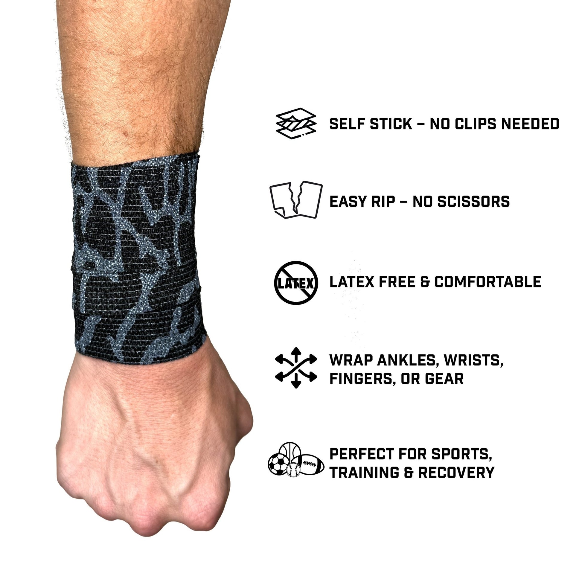 Elephant Print Self Stick Athletic Tape - Maximum Velocity Sports