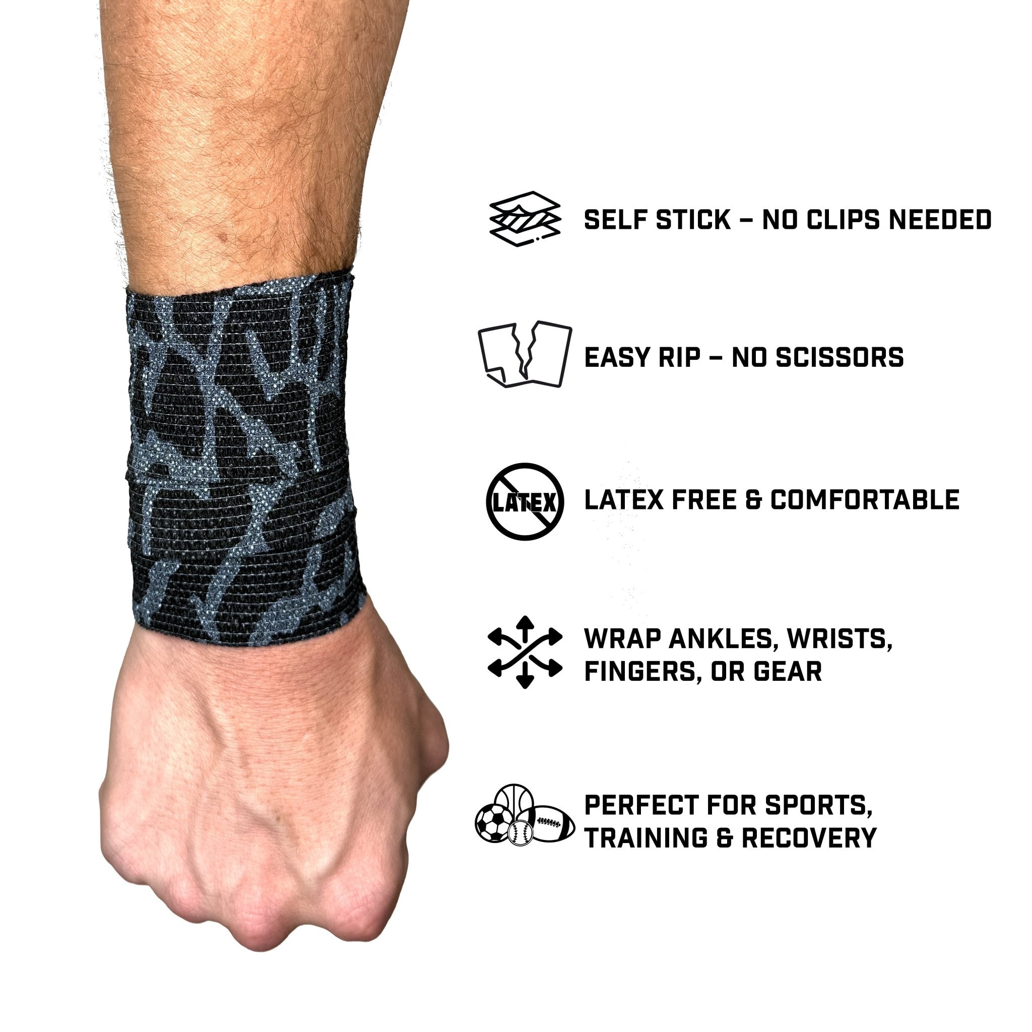 Elephant Print Self Stick Athletic Tape - Maximum Velocity Sports