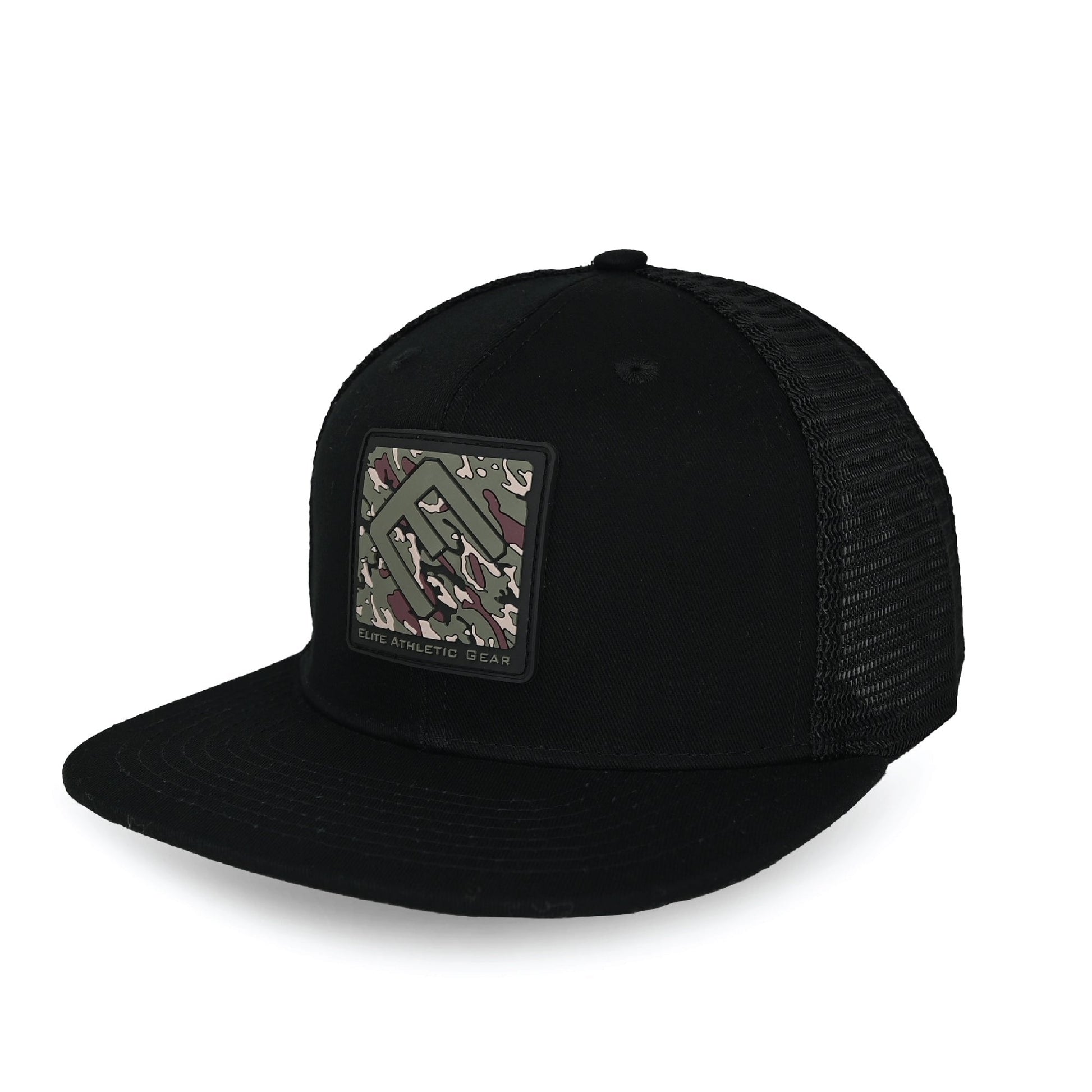 Elite Camo Trucker Hat - Maximum Velocity Sports
