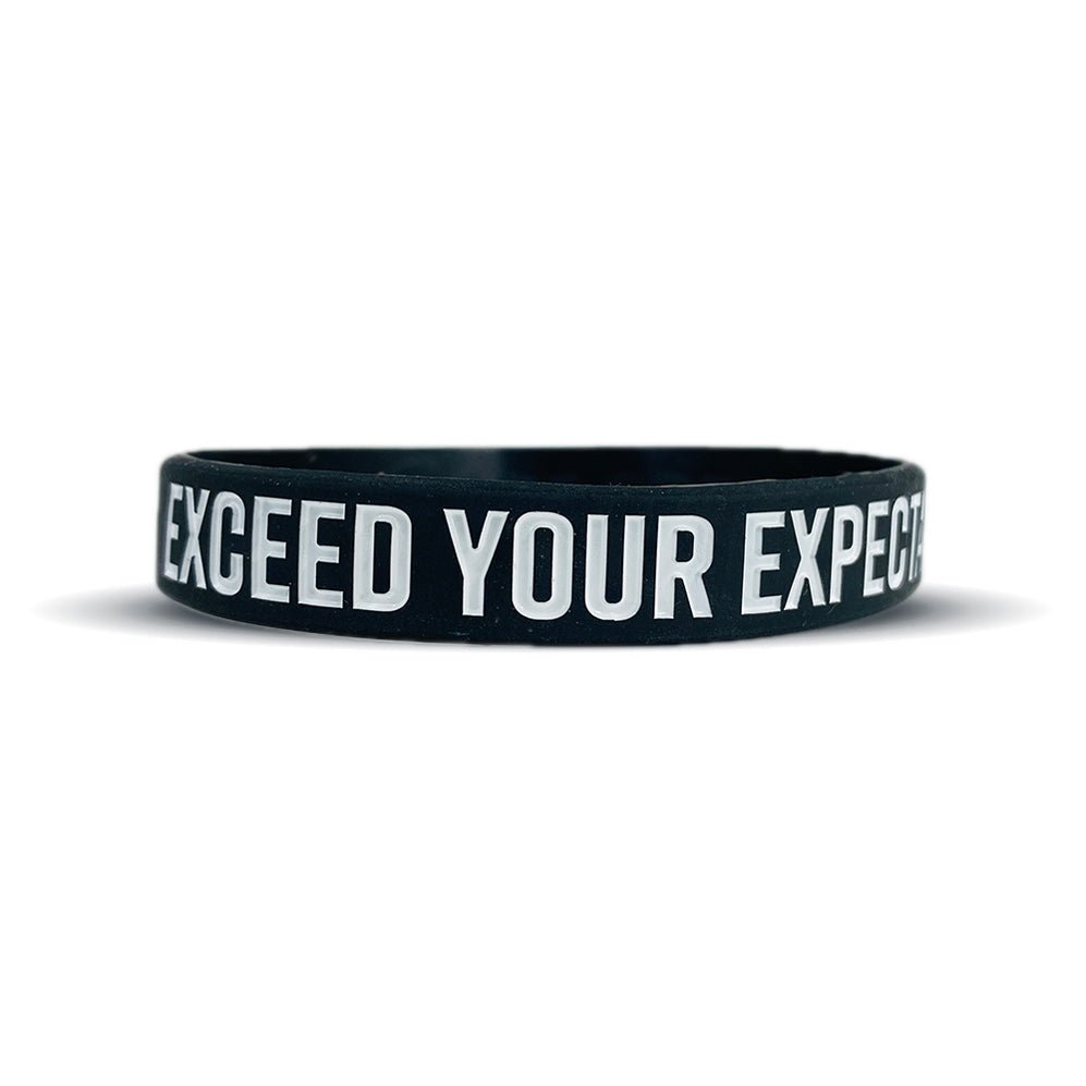 EXCEED YOUR EXPECTATIONS Wristband - Maximum Velocity Sports