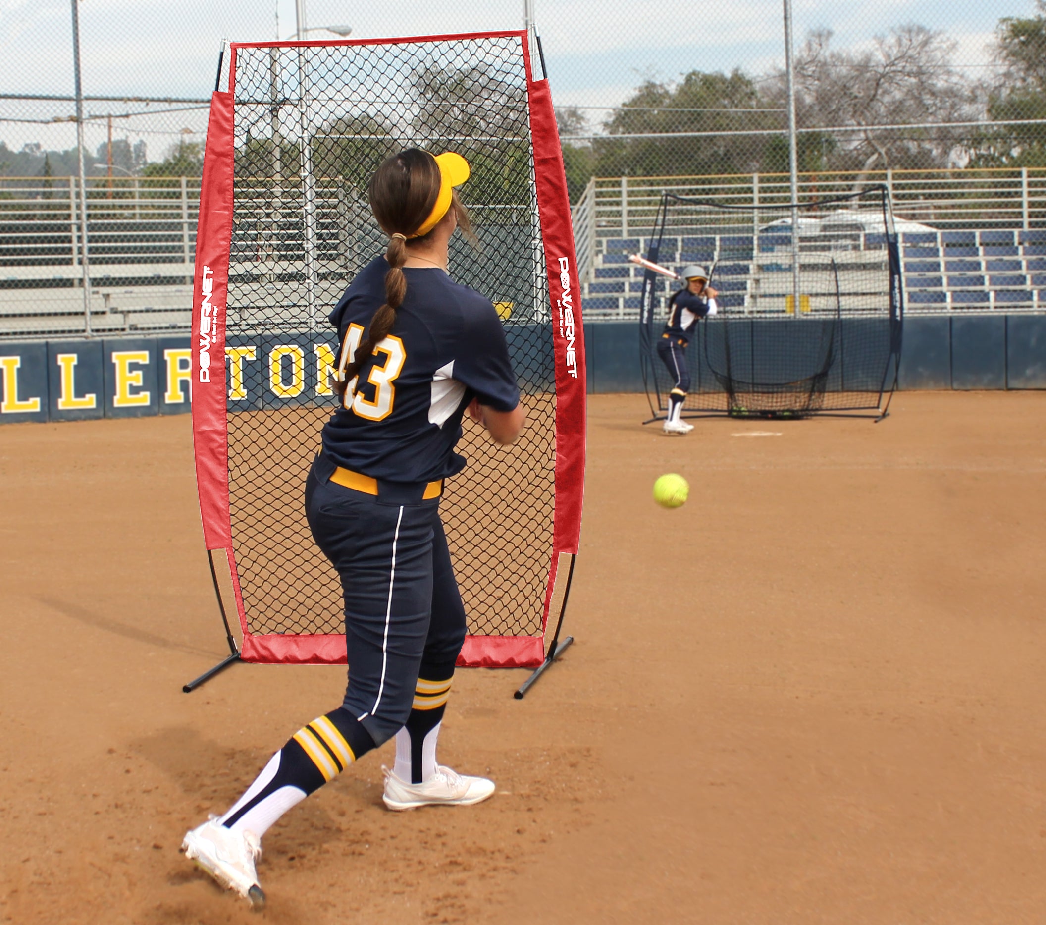 Powernet Iscreen 4x7 Soft Toss Screen - Maximum Velocity Sports