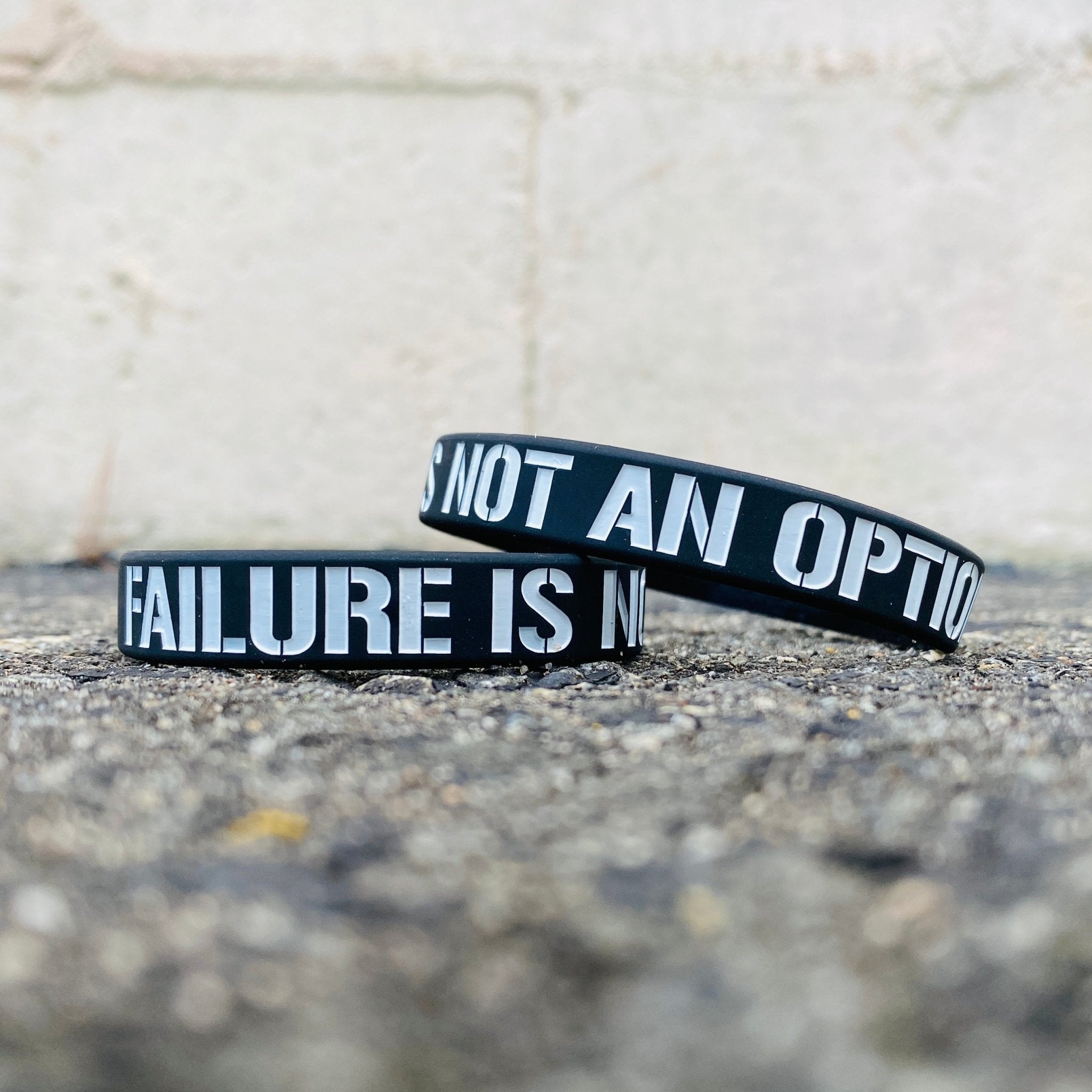 FAILURE IS NOT AN OPTION Wristband - Maximum Velocity Sports