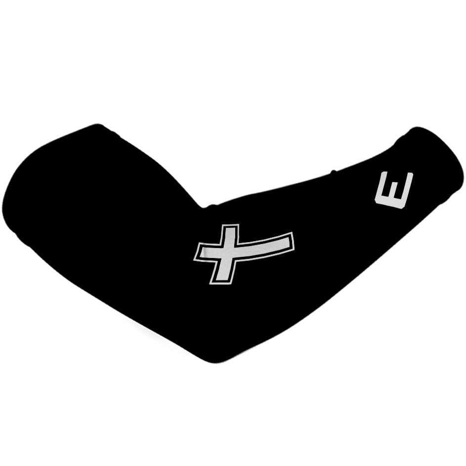 Faith Cross Black Arm Sleeve - Maximum Velocity Sports