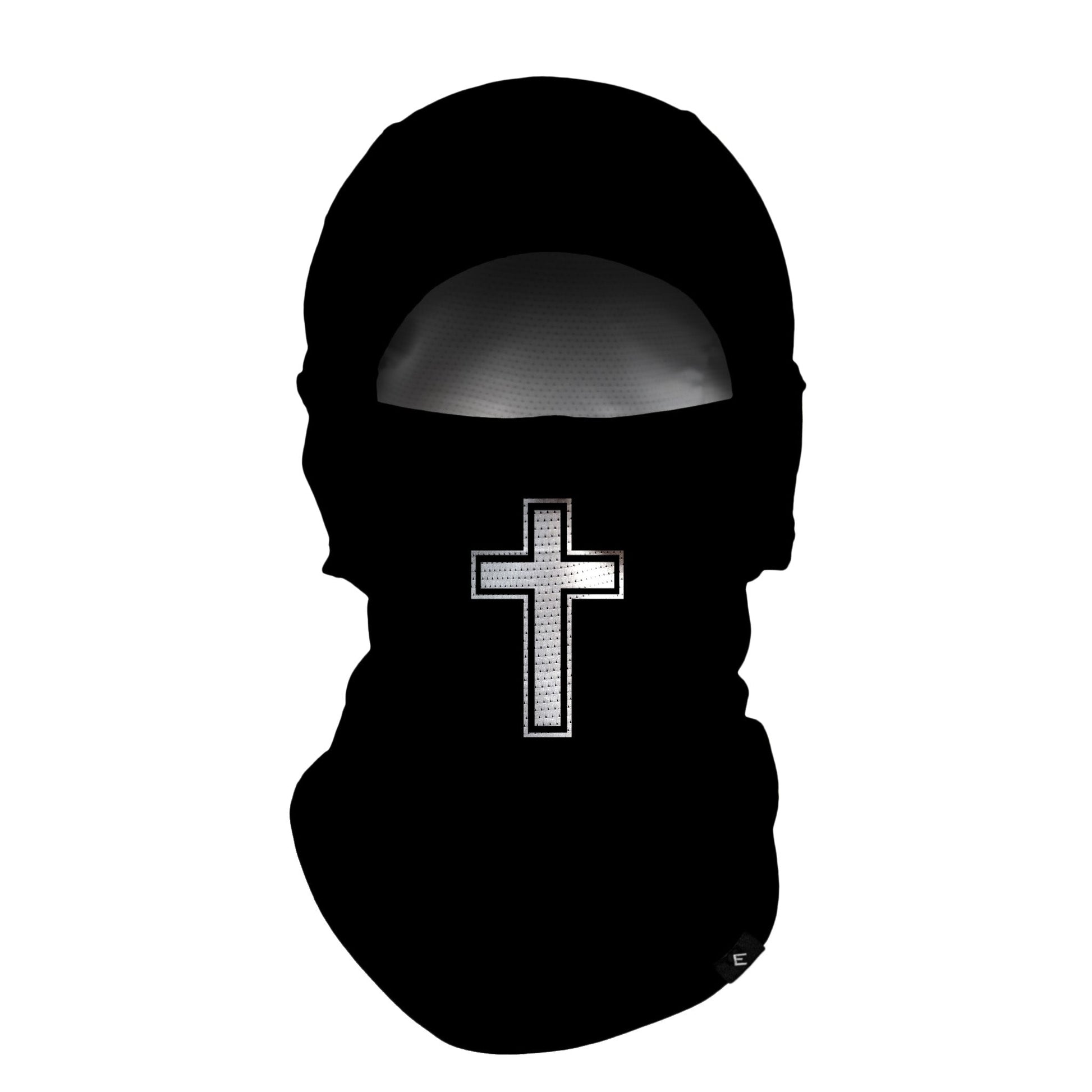 Faith Cross Black Balaclava Mask (Shiesty) - Maximum Velocity Sports