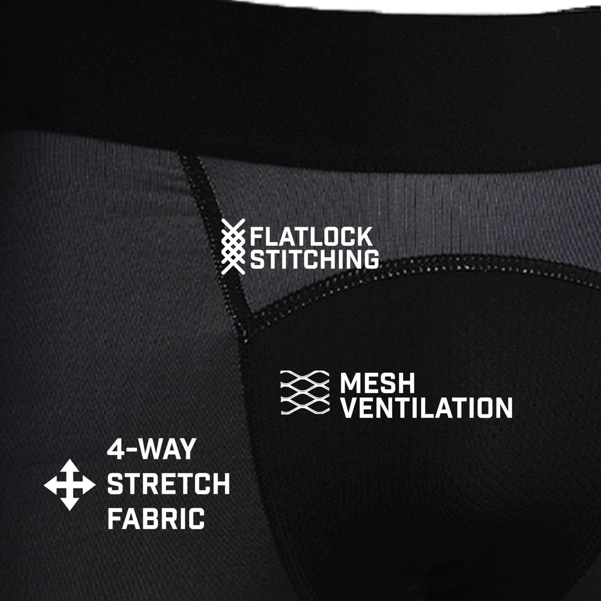 Faith Cross Black Compression Tights - Maximum Velocity Sports