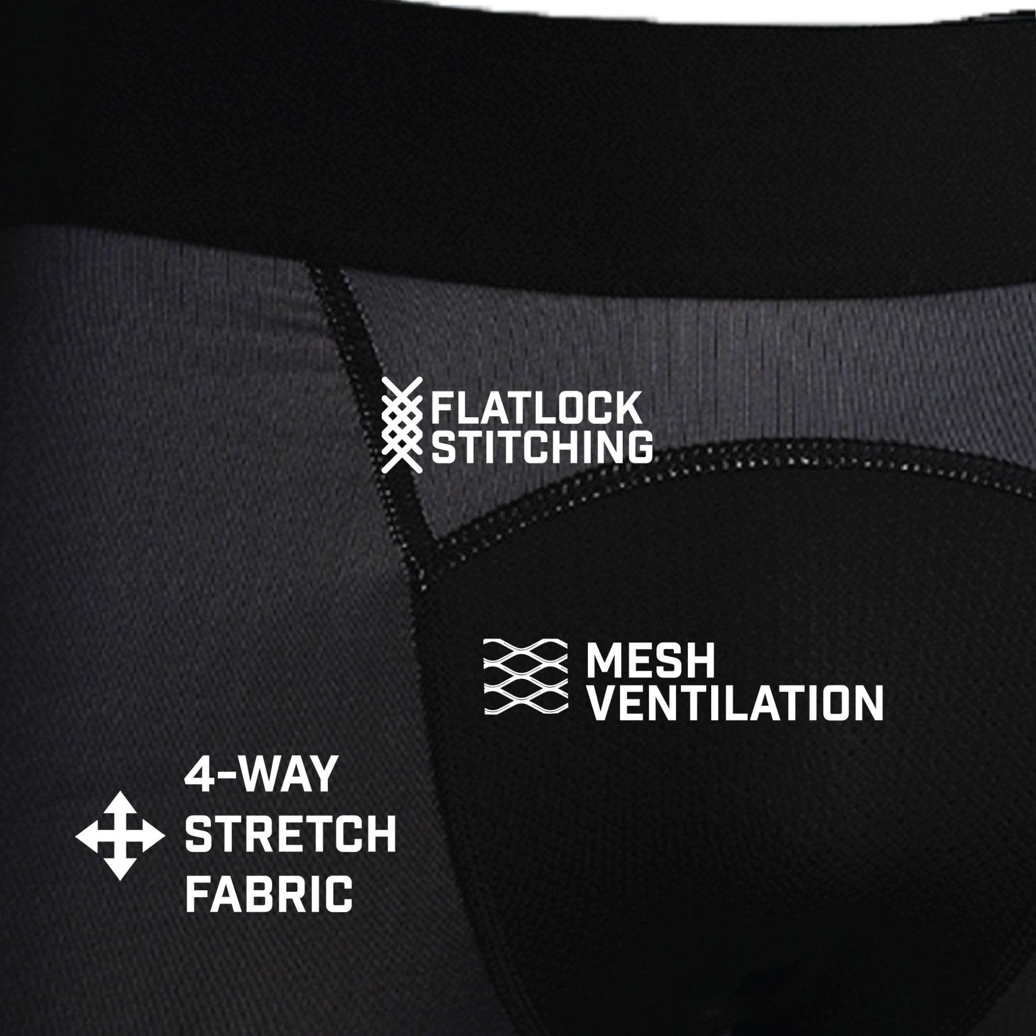 Faith Cross Black Compression Tights - Maximum Velocity Sports