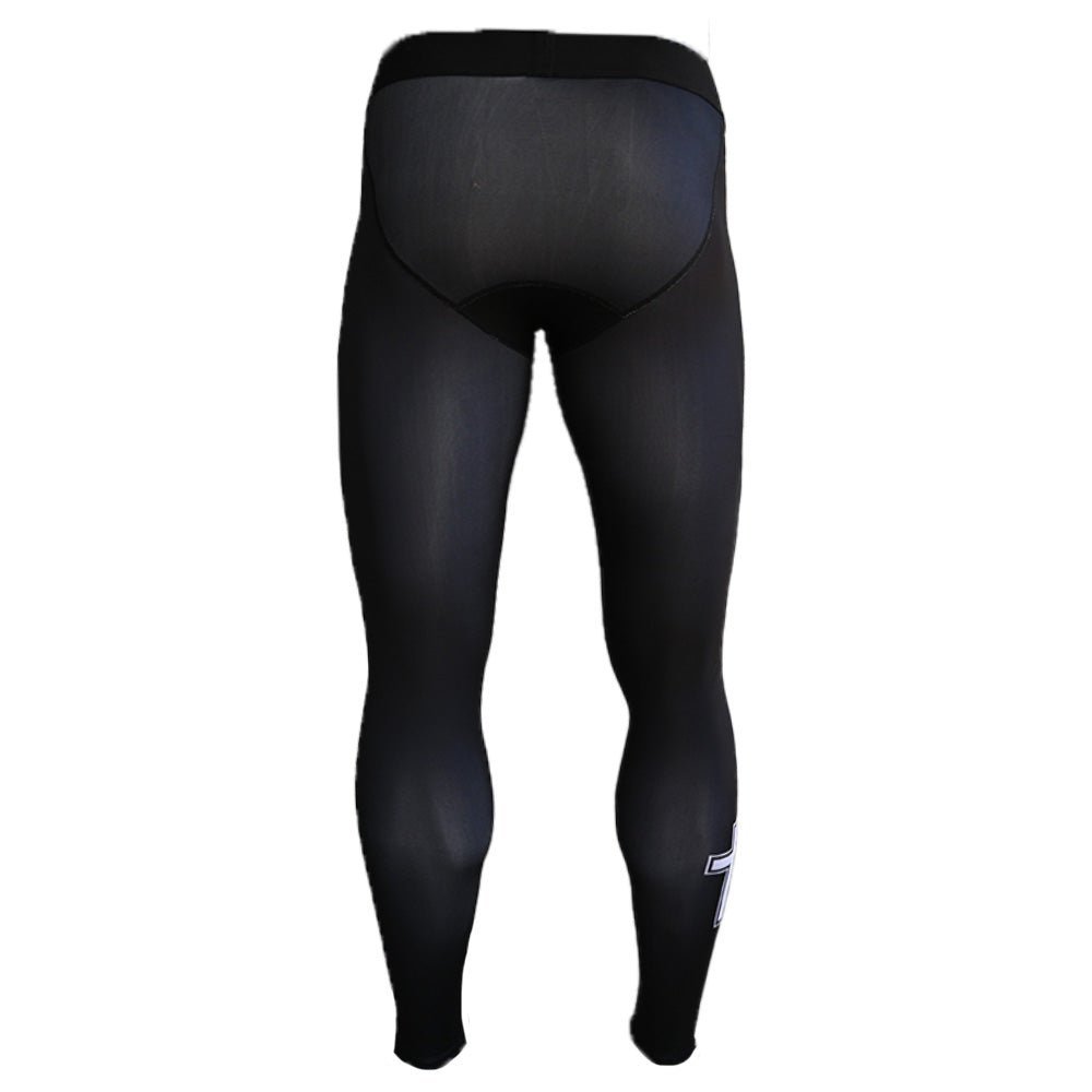 Faith Cross Black Compression Tights - Maximum Velocity Sports