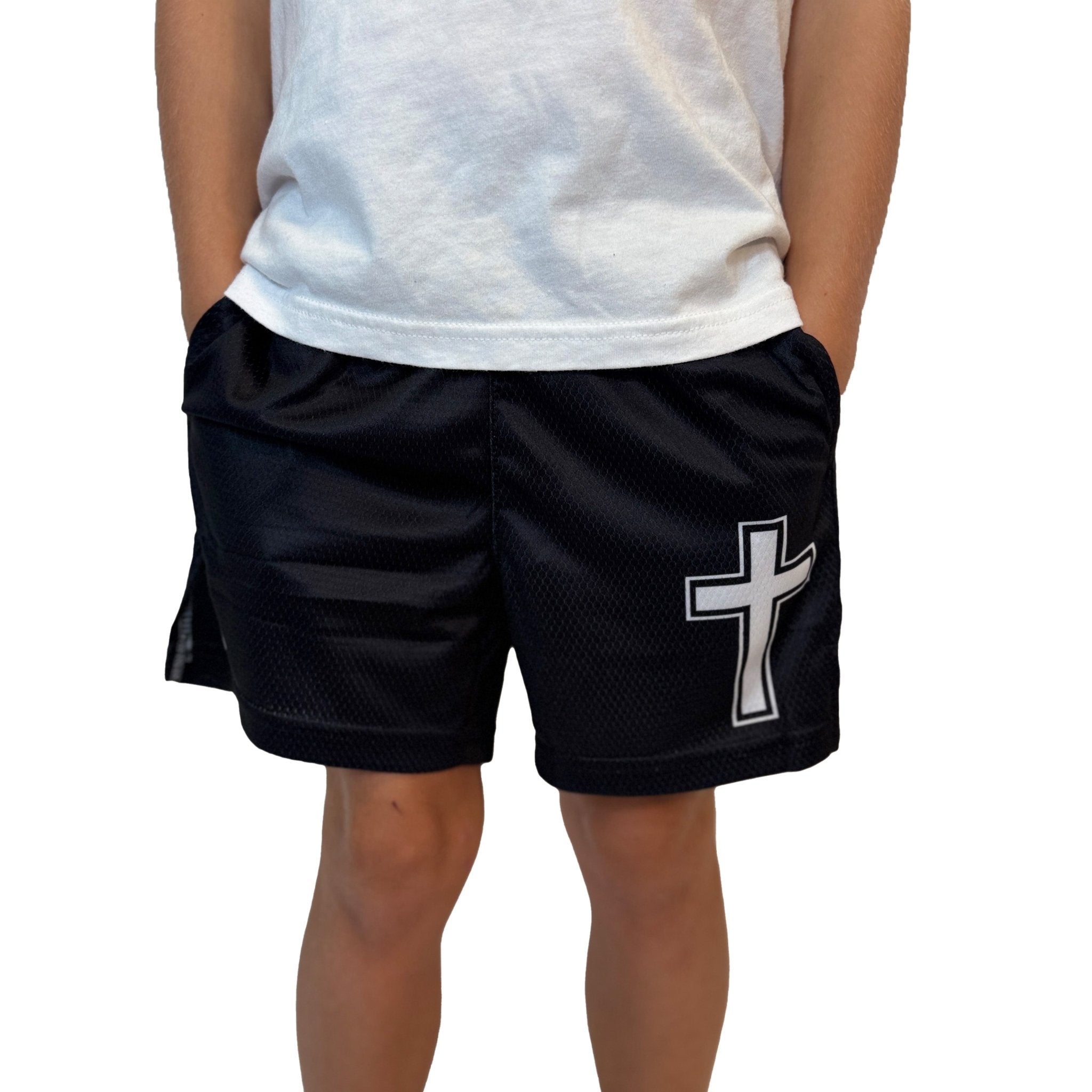 Faith Cross Black Shorts - Maximum Velocity Sports
