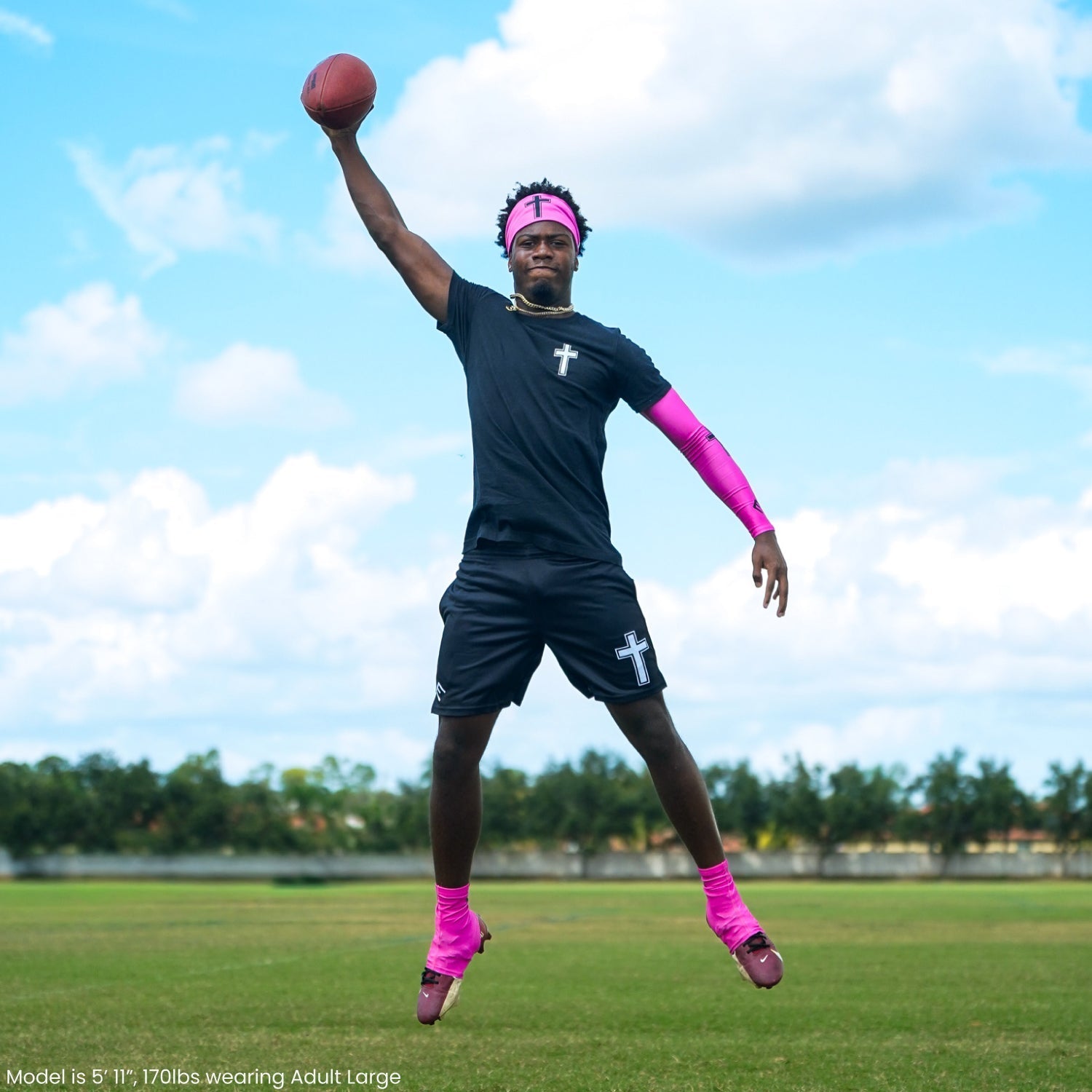 Faith Cross Black Shorts - Maximum Velocity Sports