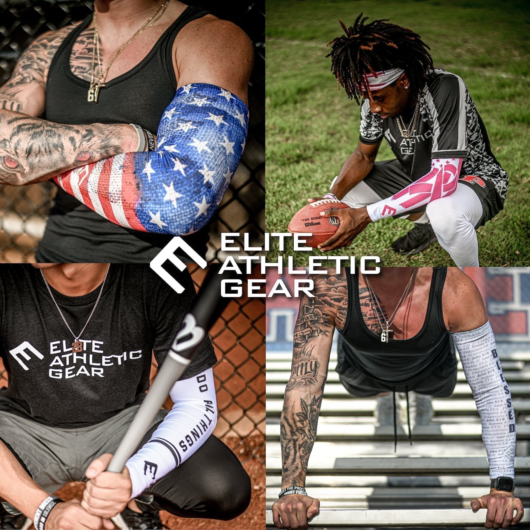 Faith Cross Green Arm Sleeve - Maximum Velocity Sports