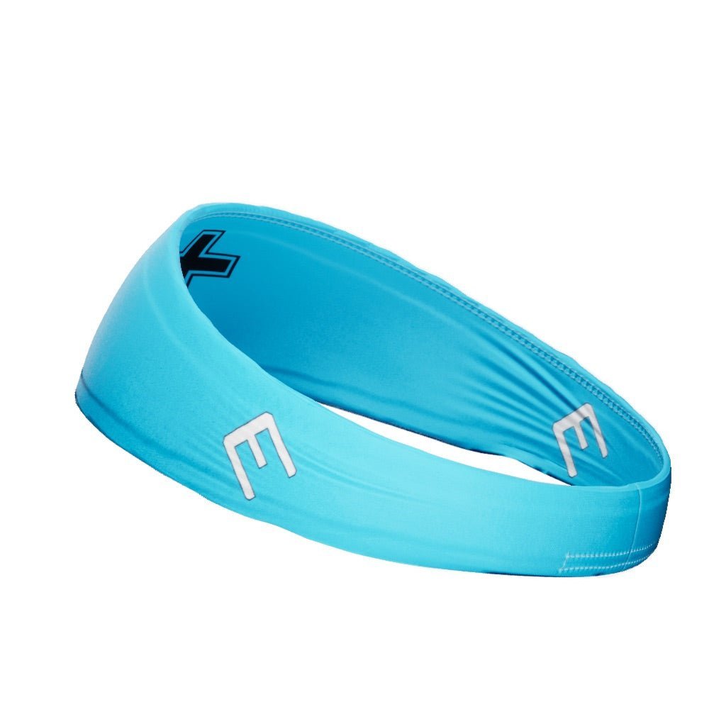 Faith Cross Light Blue Headband - Maximum Velocity Sports