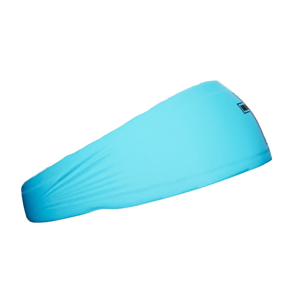 Faith Cross Light Blue Headband - Maximum Velocity Sports