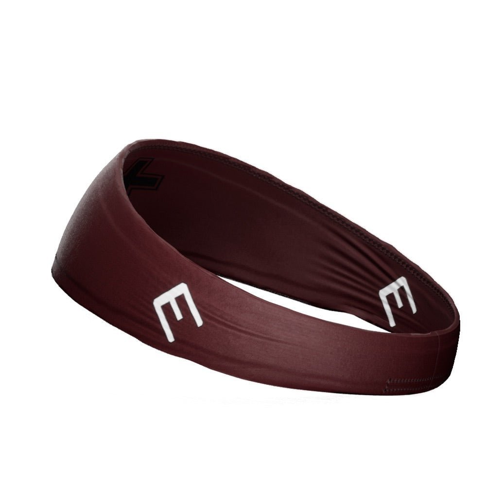Faith Cross Maroon Headband - Maximum Velocity Sports