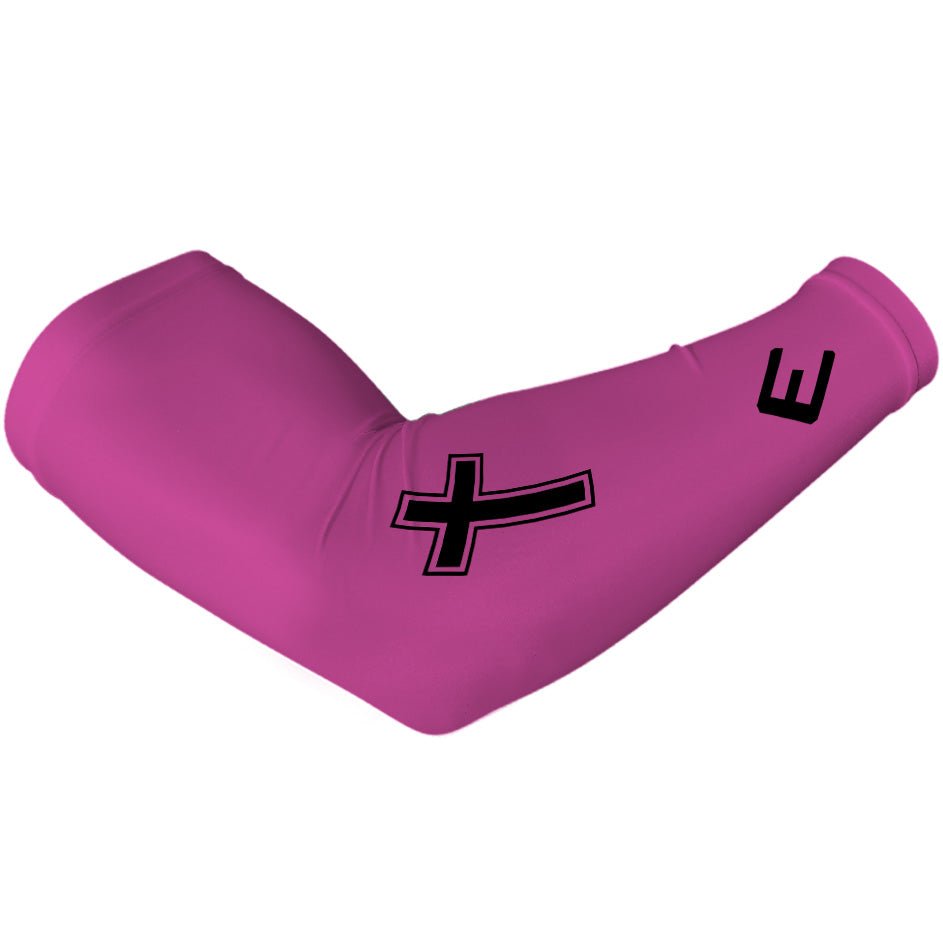 Faith Cross Pink Arm Sleeve - Maximum Velocity Sports