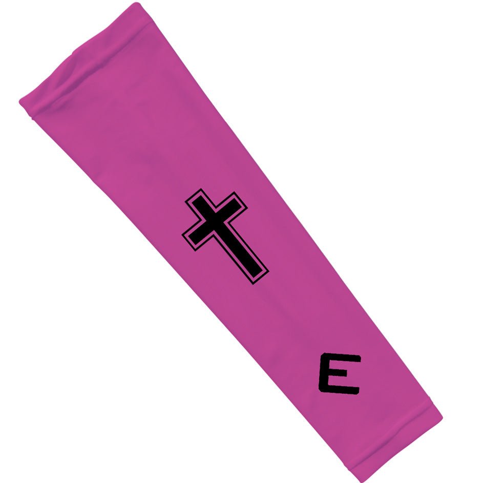Faith Cross Pink Arm Sleeve - Maximum Velocity Sports