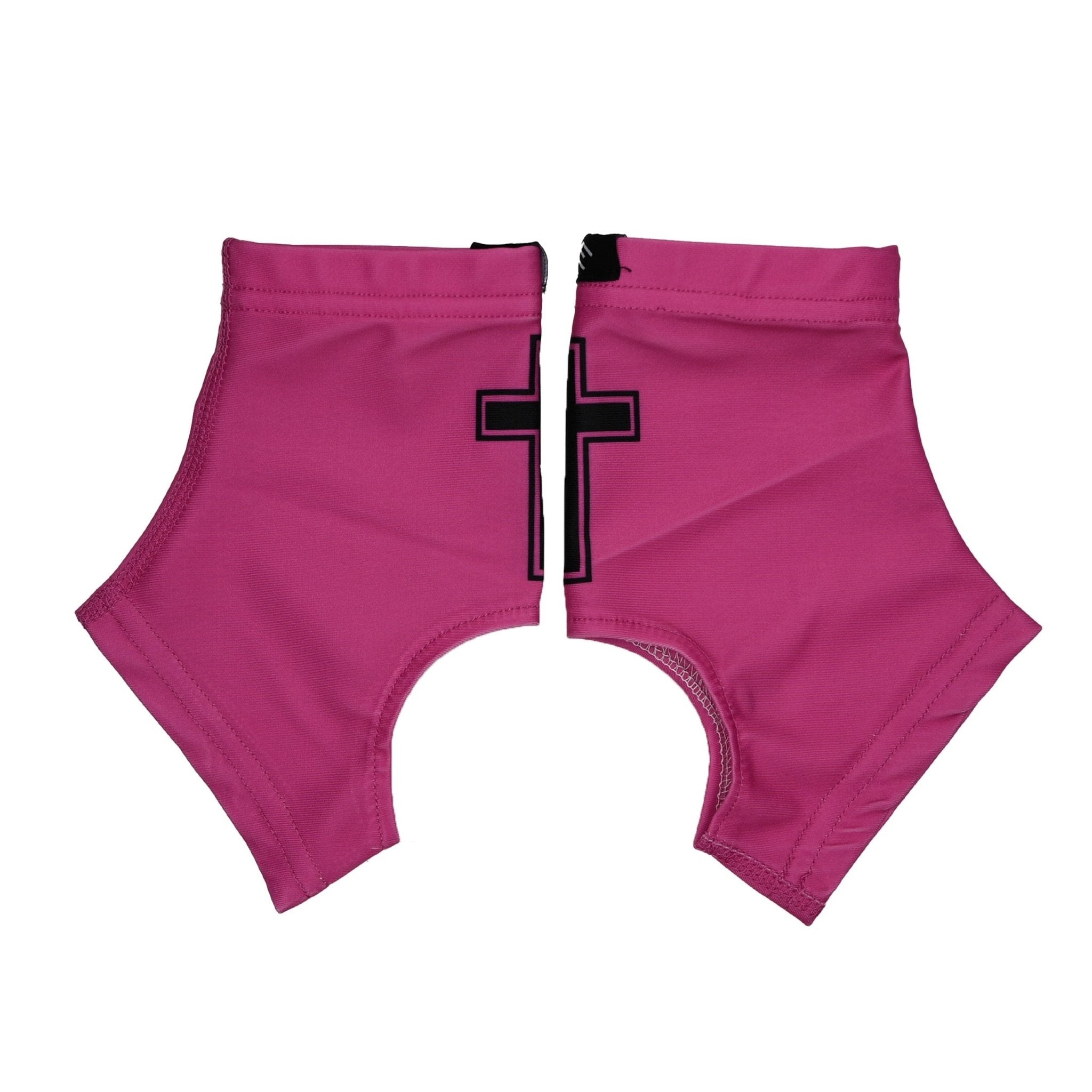 Faith Cross Pink Cleat Covers (Spats) - Maximum Velocity Sports