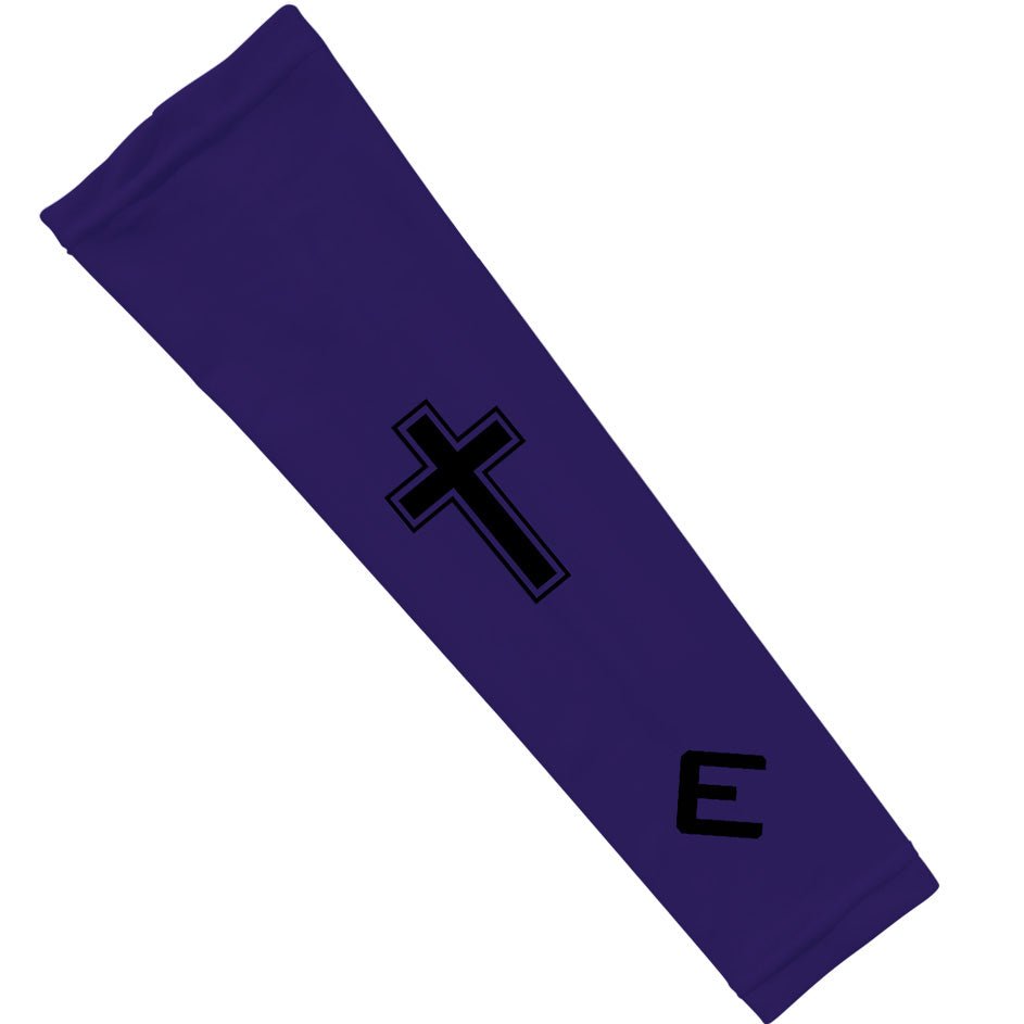 Faith Cross Purple Arm Sleeve - Maximum Velocity Sports