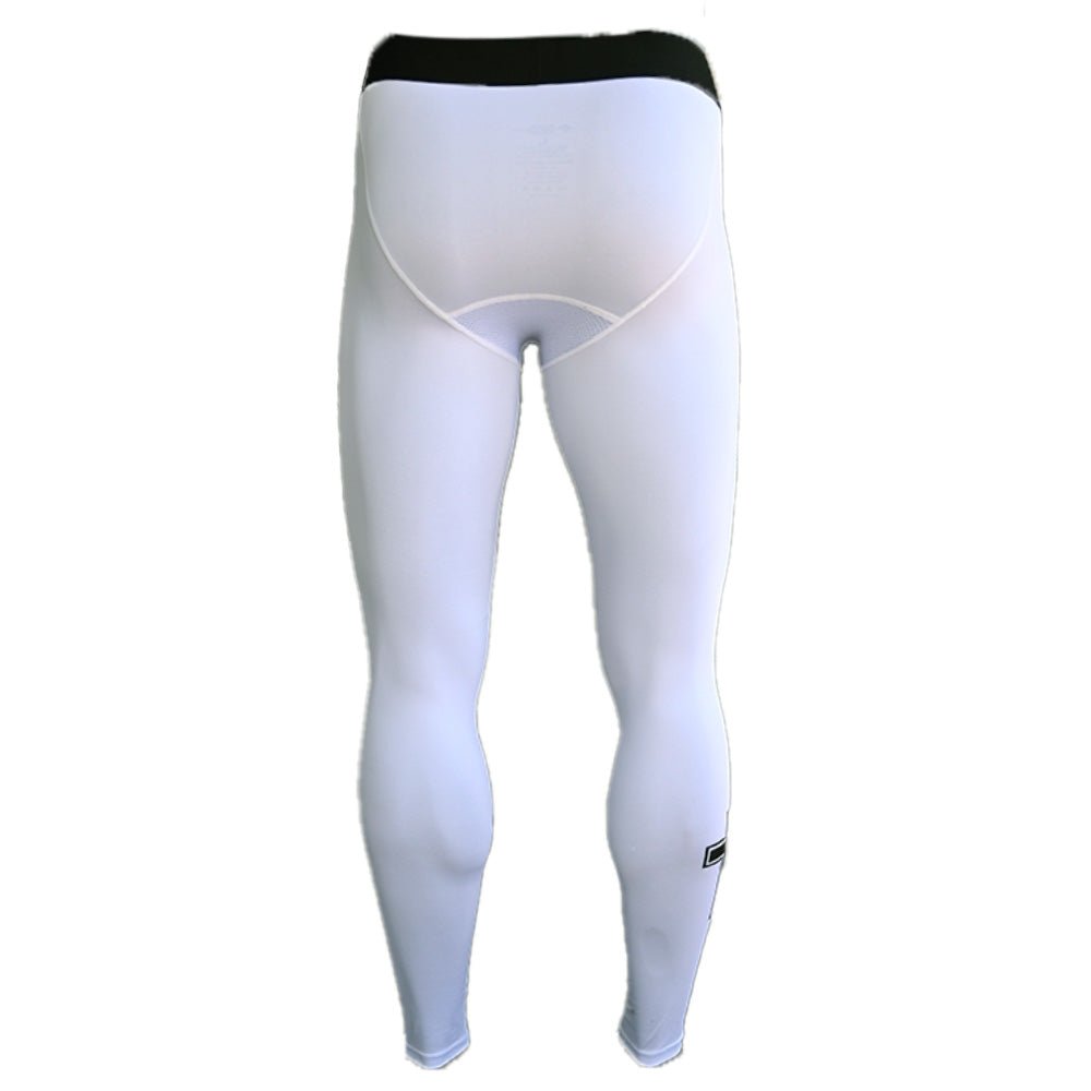 Faith Cross White Compression Tights - Maximum Velocity Sports
