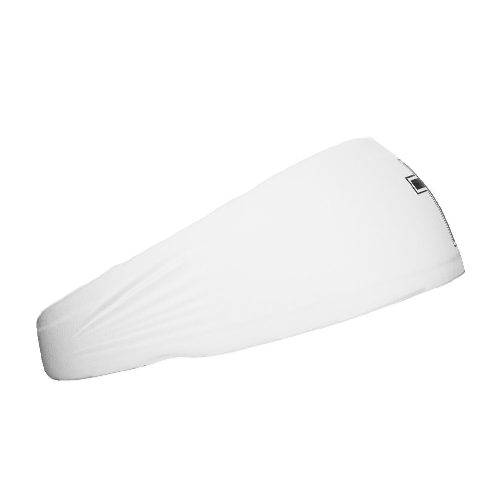 Faith Cross White Headband - Maximum Velocity Sports