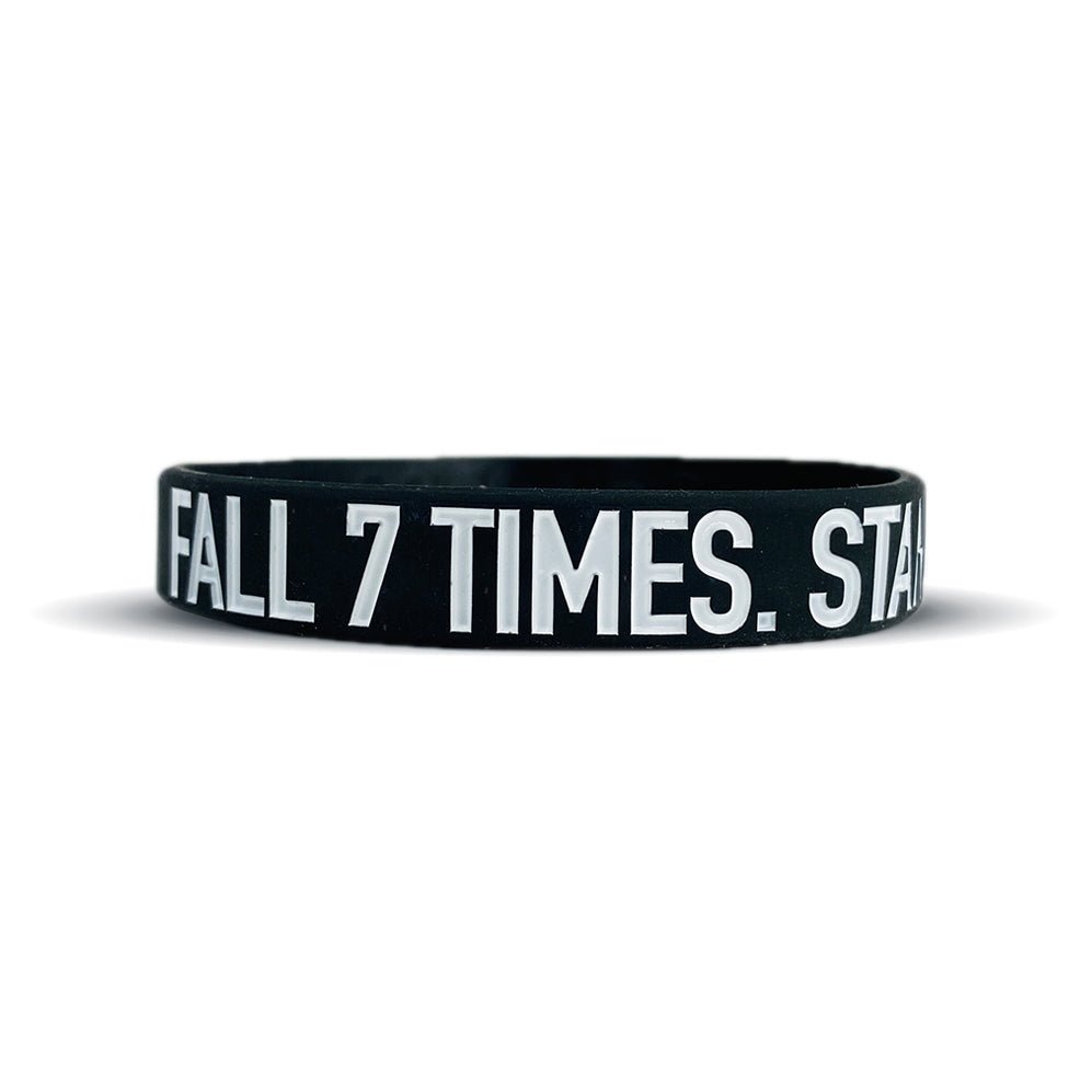 FALL 7 TIMES. STAND UP 8. Wristband - Maximum Velocity Sports