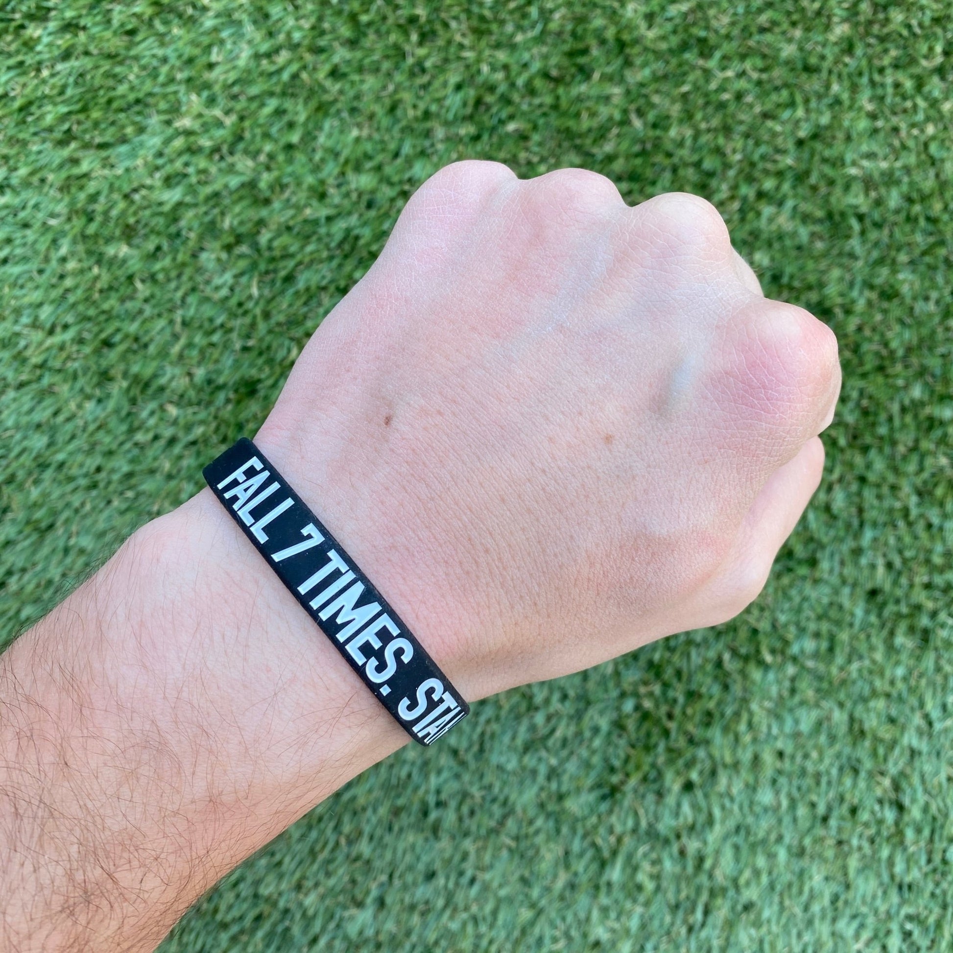 FALL 7 TIMES. STAND UP 8. Wristband - Maximum Velocity Sports