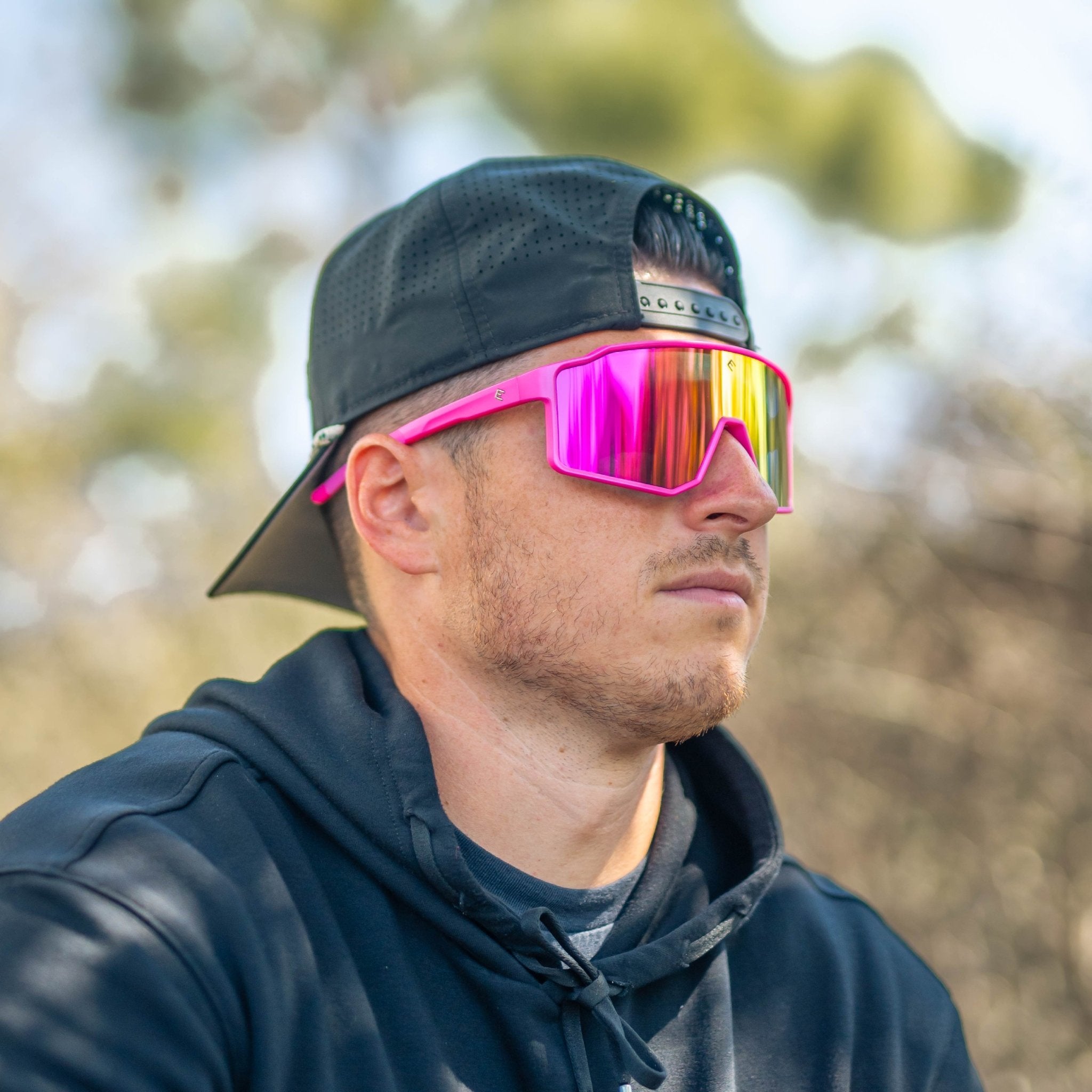 FLARE - Hyper Pink Polarized Sunglasses - Maximum Velocity Sports