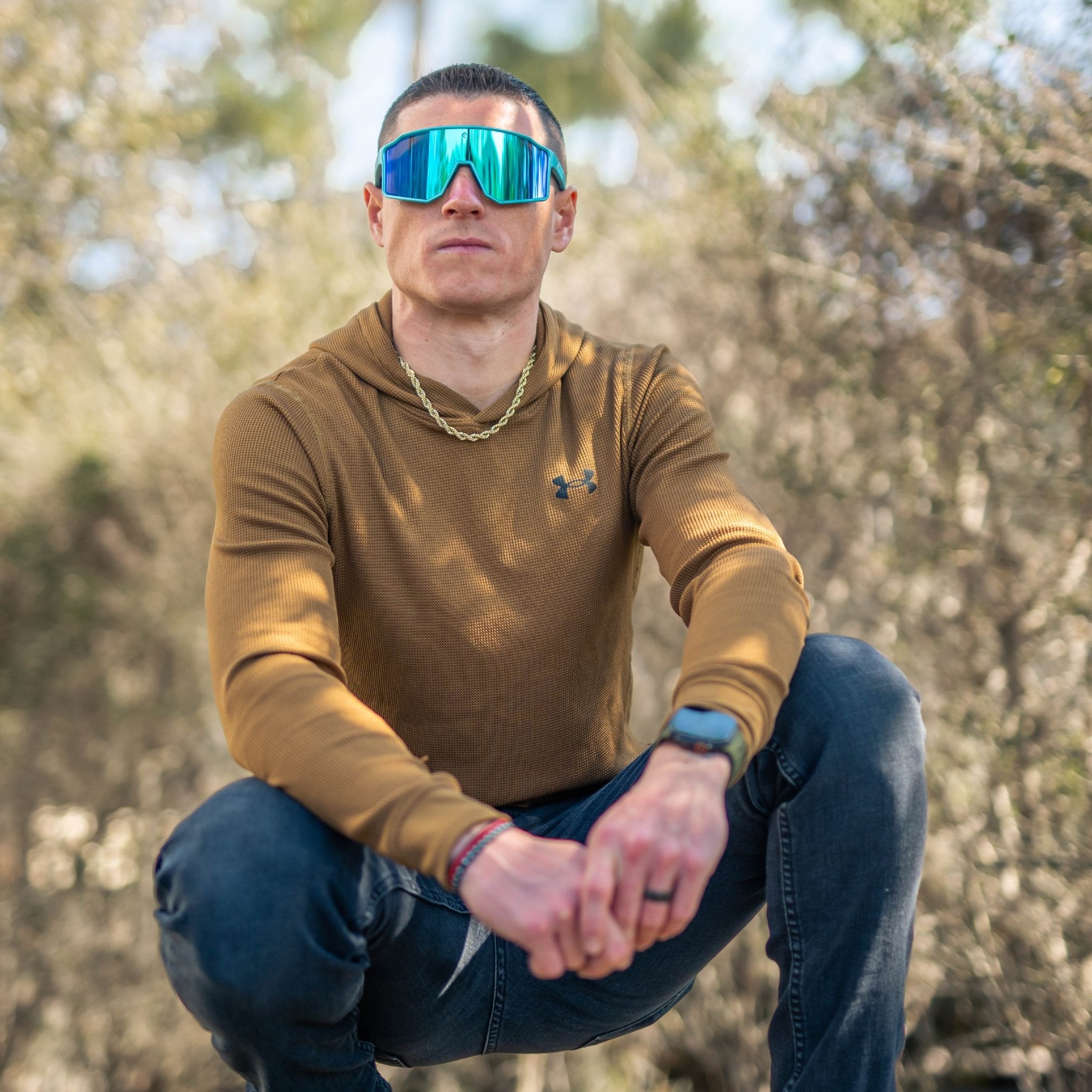 FLARE - Ice Blue Polarized Sunglasses - Maximum Velocity Sports