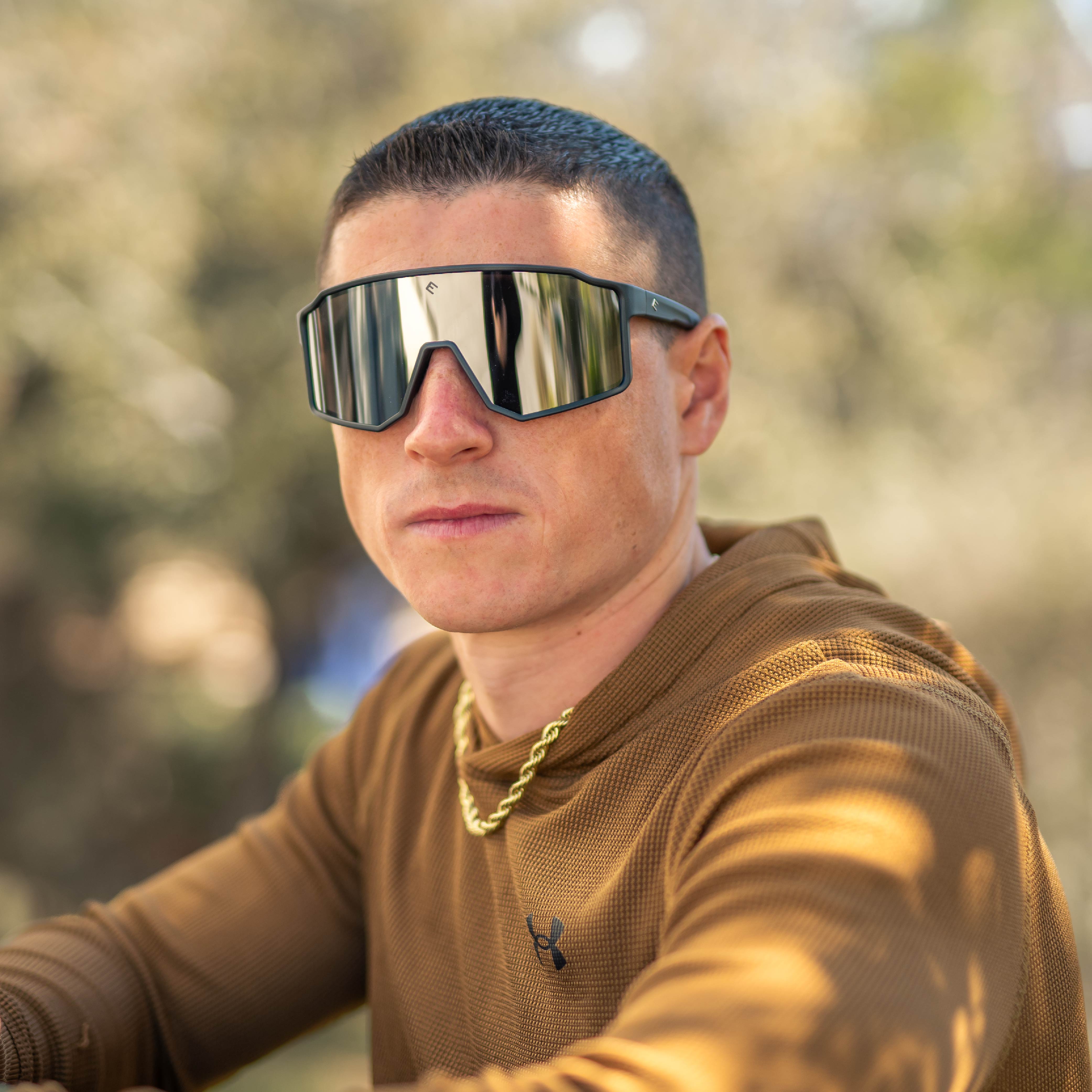 FLARE - Midnight Mirror Polarized Sunglasses - Maximum Velocity Sports