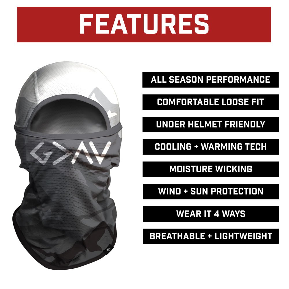 God Is Greater Than The Highs and Lows Balaclava Mask (Shiesty) - Maximum Velocity Sports