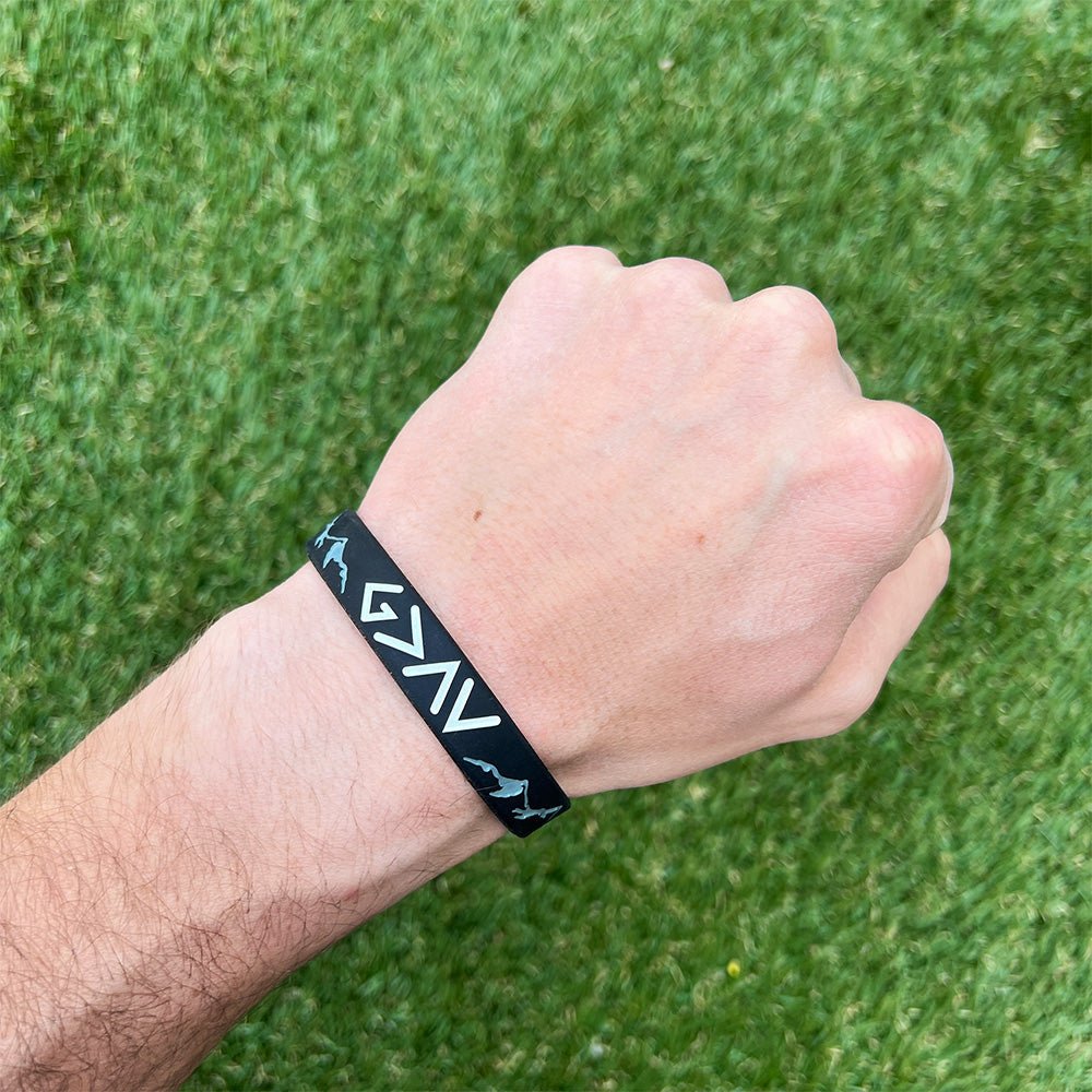 God Is Greater Than The Highs and Lows Wristband - Maximum Velocity Sports