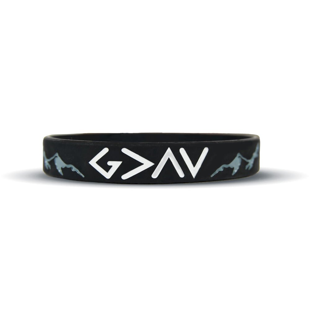 God Is Greater Than The Highs and Lows Wristband - Maximum Velocity Sports